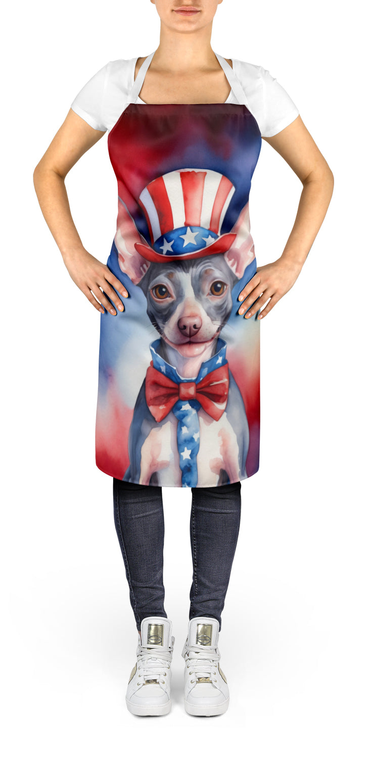 Buy this American Hairless Terrier Patriotic American Apron
