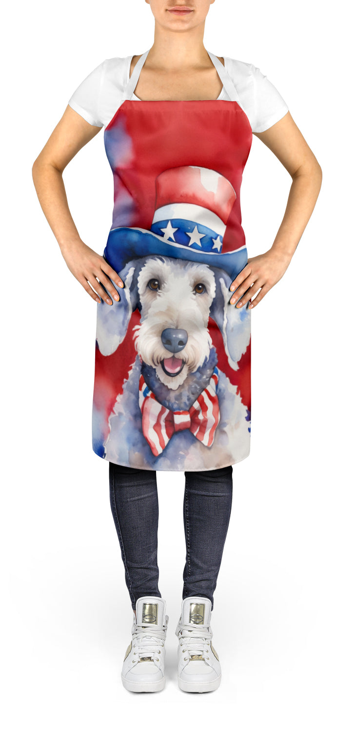 Buy this Bedlington Terrier Patriotic American Apron