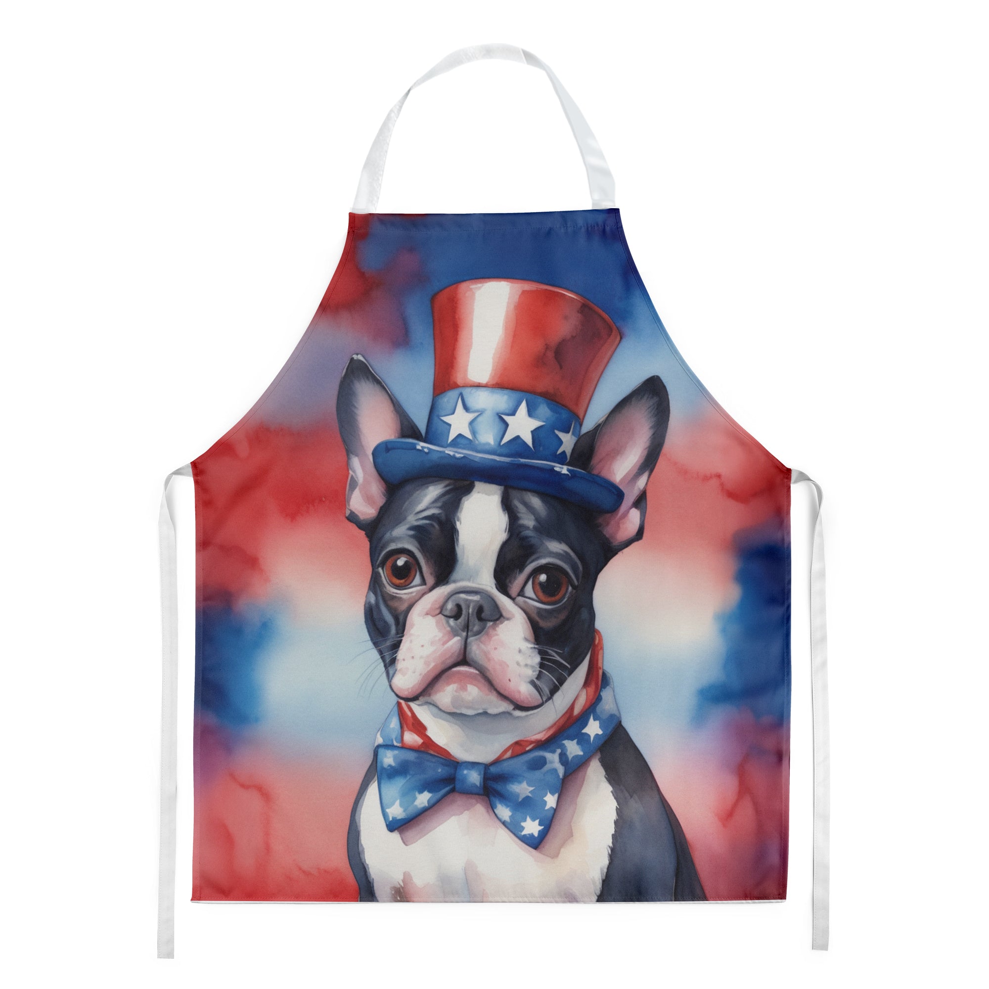 Buy this Boston Terrier Patriotic American Apron
