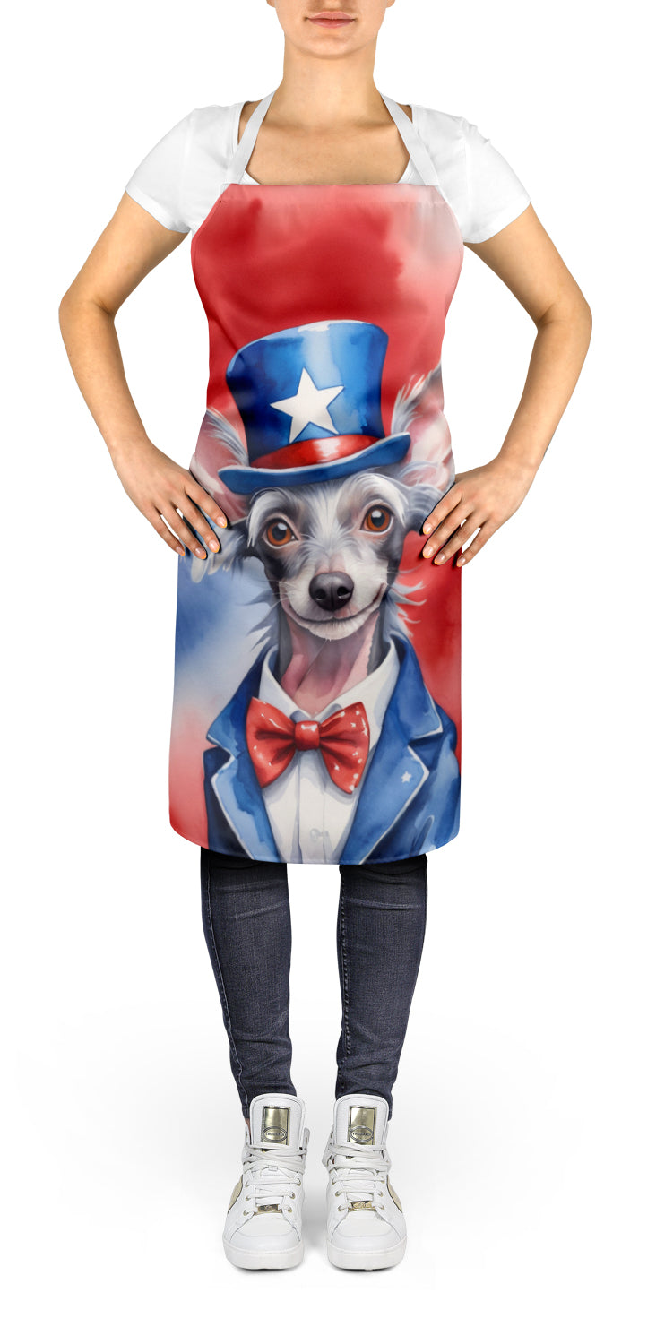 Buy this Chinese Crested Patriotic American Apron