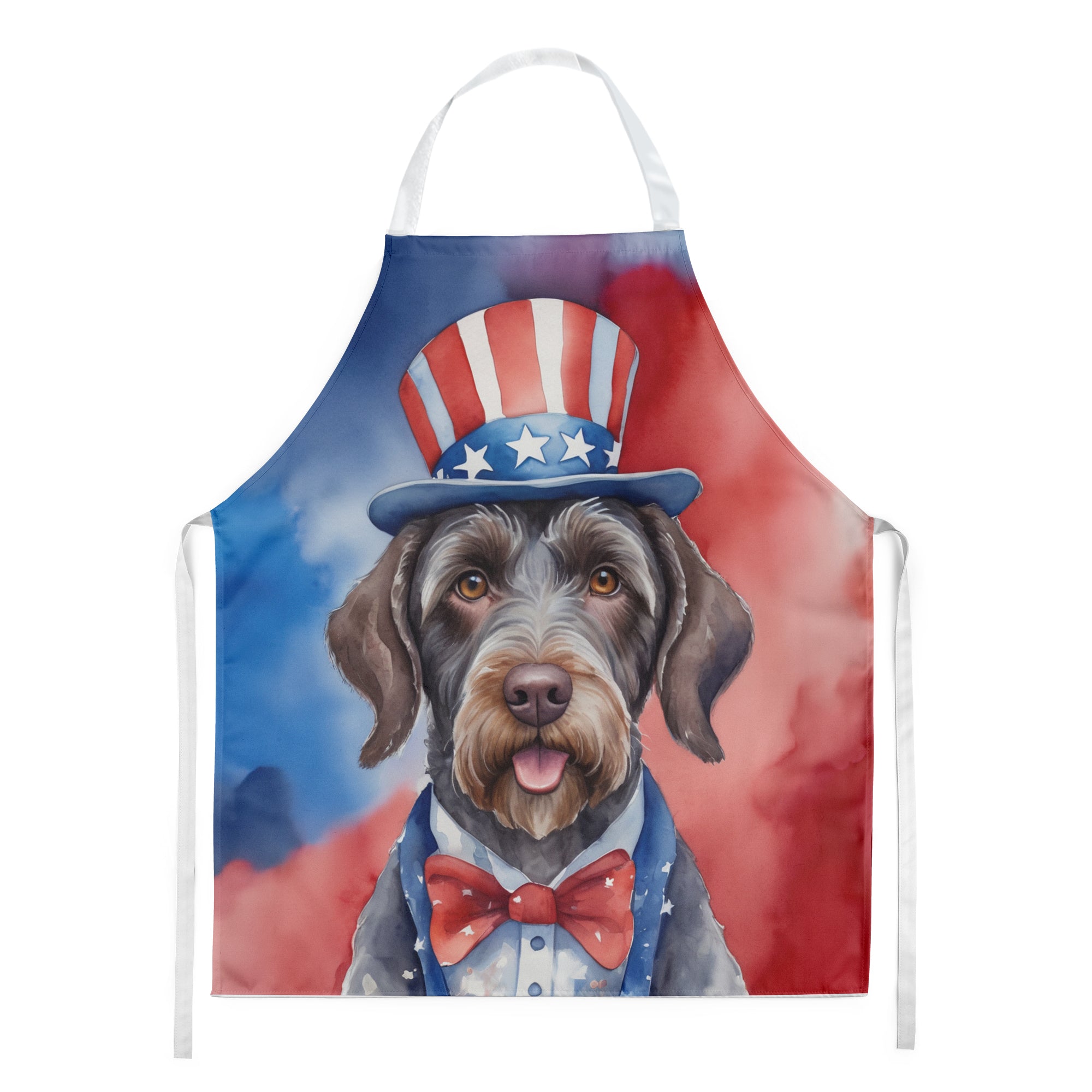 Buy this German Wirehaired Pointer Patriotic American Apron