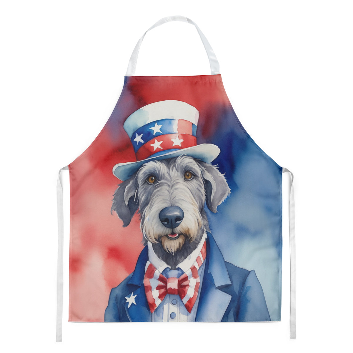 Buy this Irish Wolfhound Patriotic American Apron