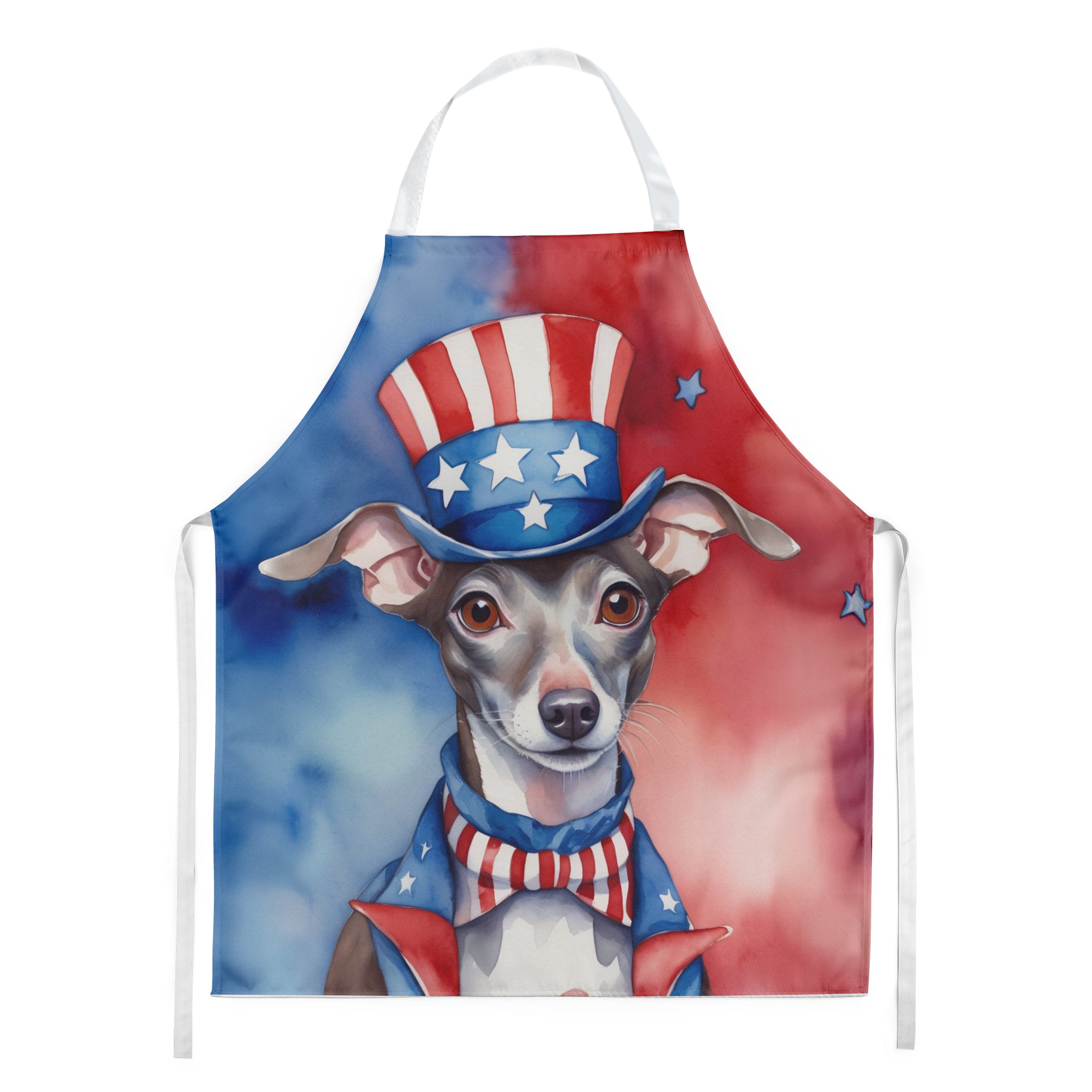 Buy this Italian Greyhound Patriotic American Apron