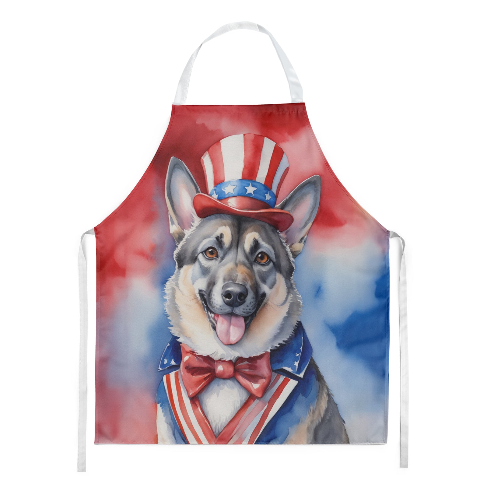 Buy this Norwegian Elkhound Patriotic American Apron