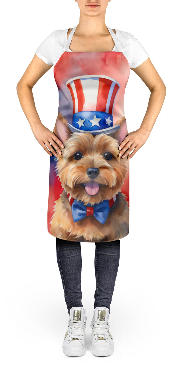 Buy this Norwich Terrier Patriotic American Apron