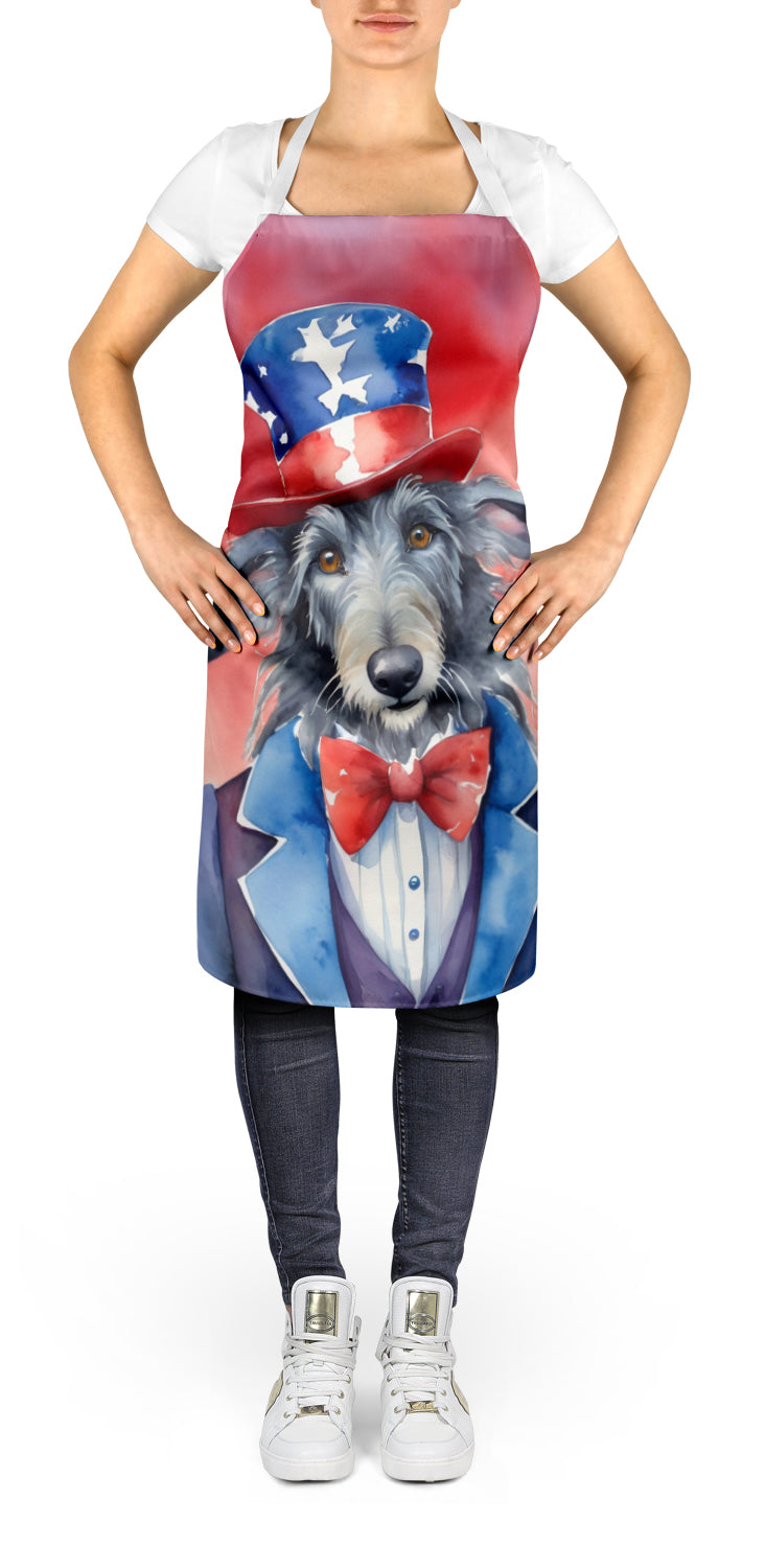 Buy this Scottish Deerhound Patriotic American Apron