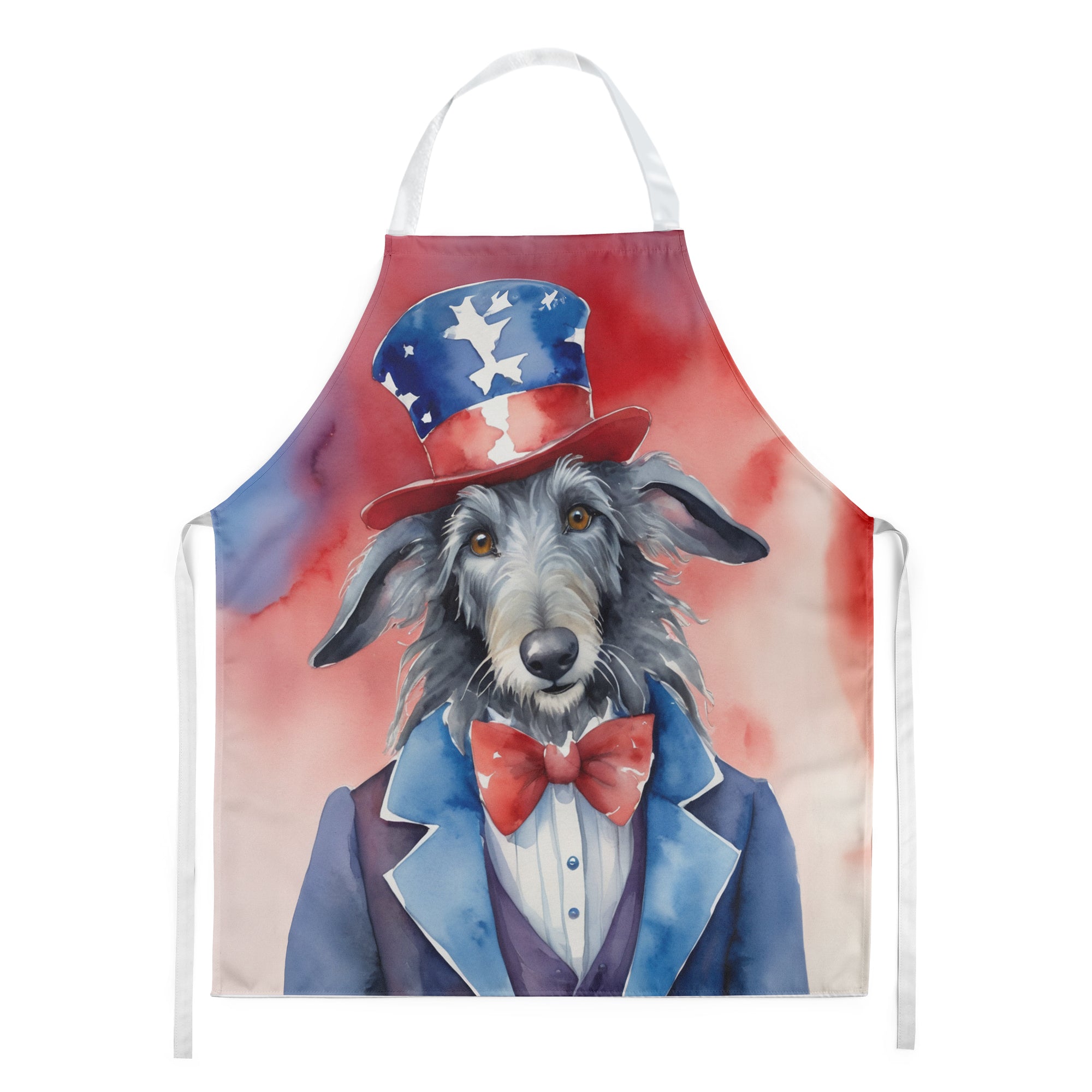 Buy this Scottish Deerhound Patriotic American Apron