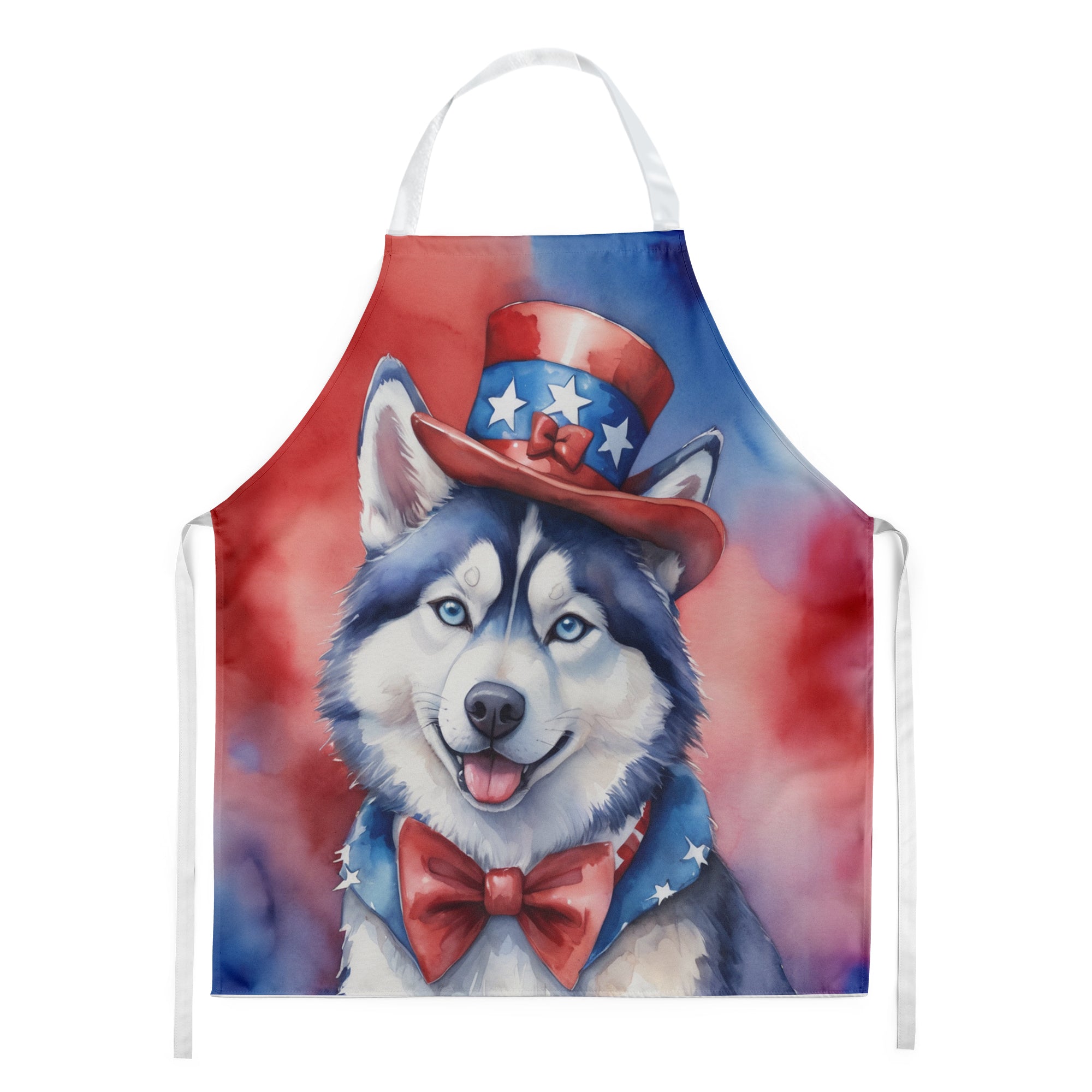 Buy this Siberian Husky Patriotic American Apron