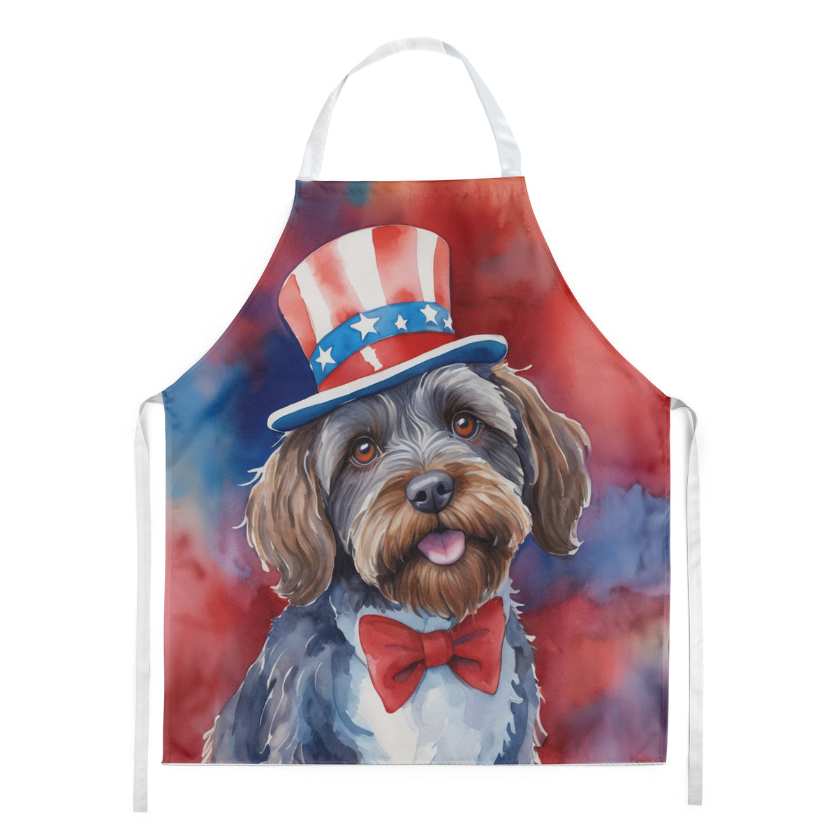 Buy this Wirehaired Pointing Griffon Patriotic American Apron