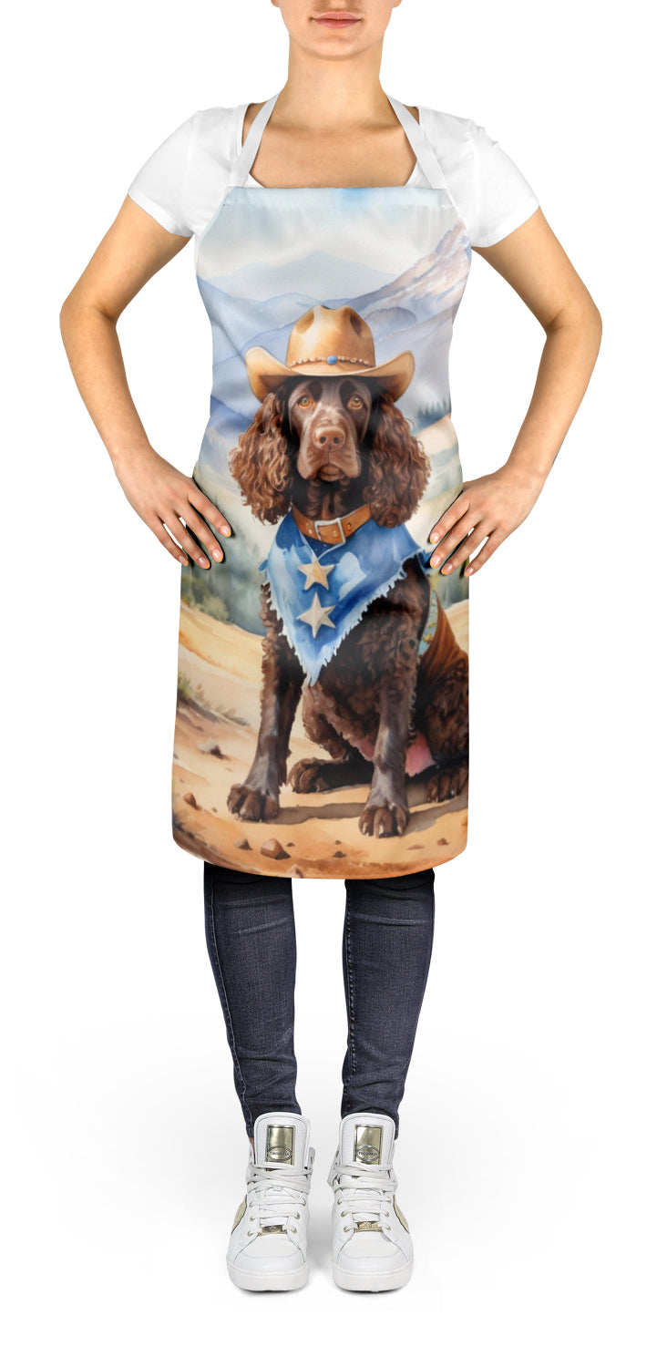 American Water Spaniel Cowboy Welcome Apron