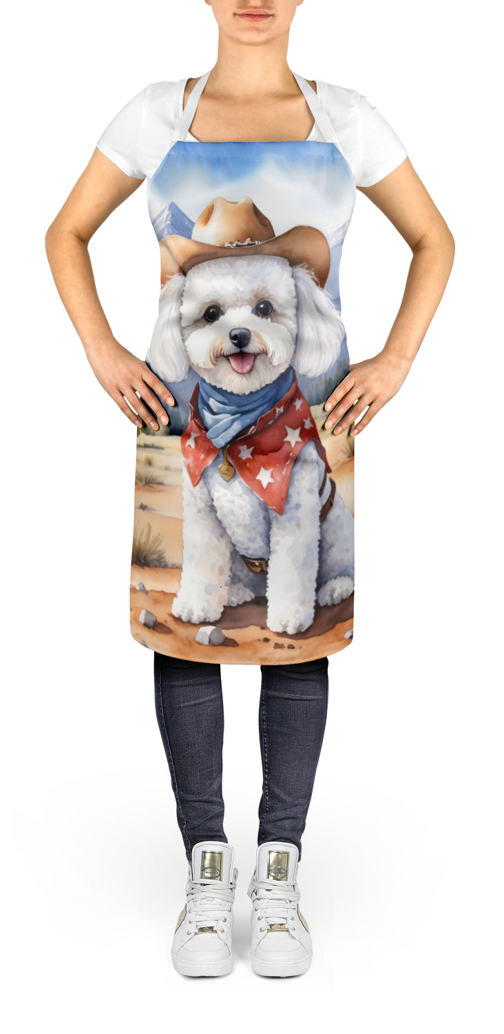 Buy this Bichon Frise Cowboy Welcome Apron