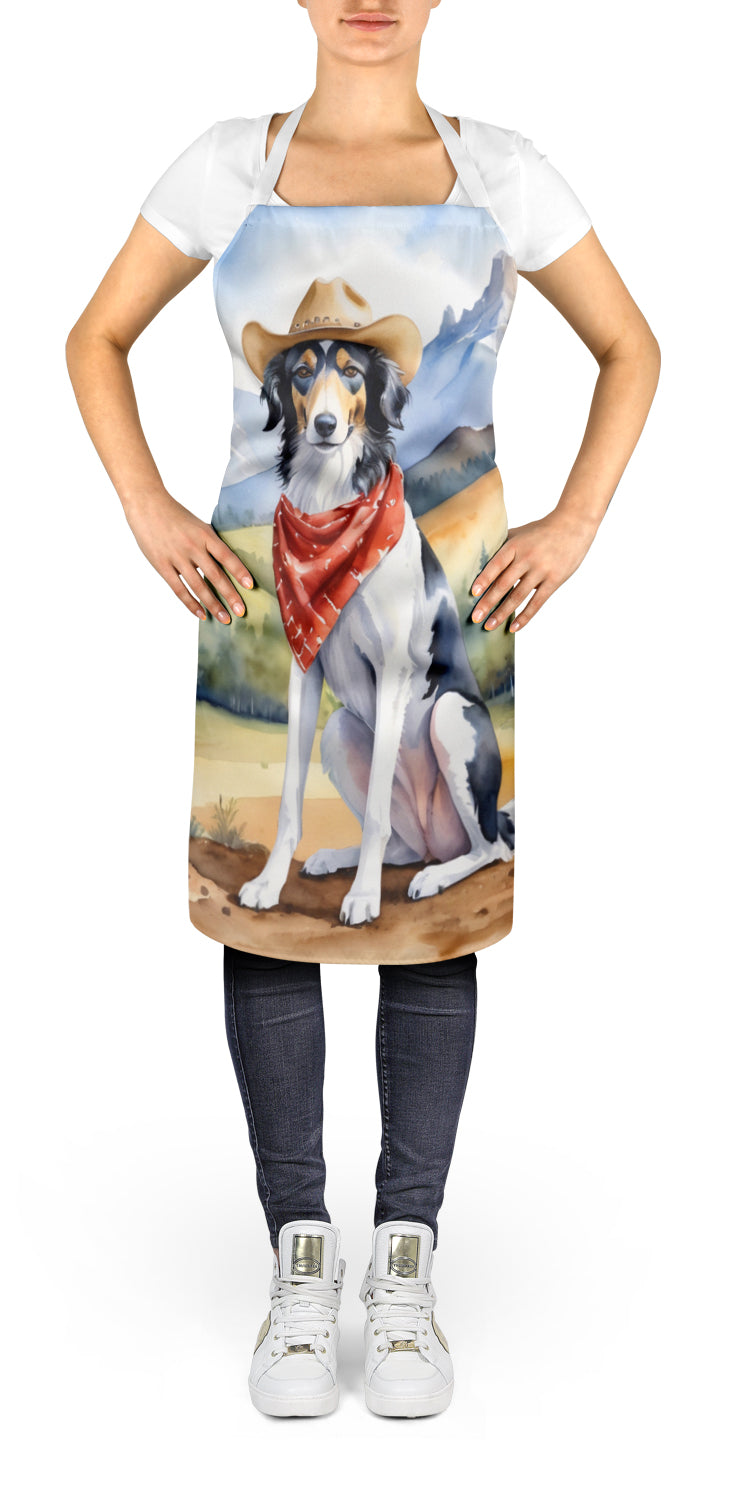 Borzoi Cowboy Welcome Apron