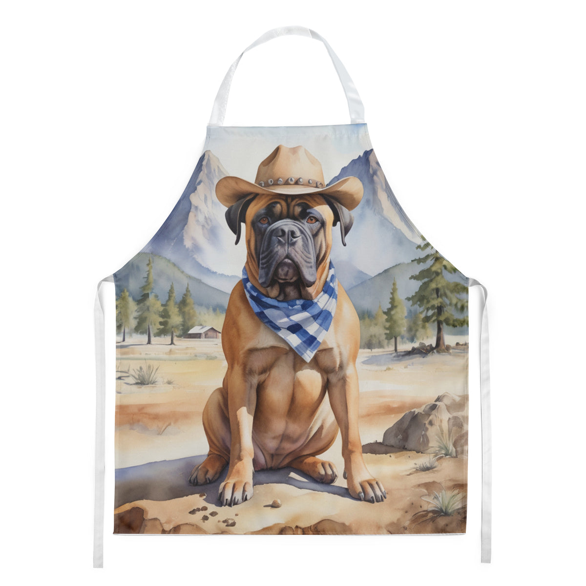 Buy this Bullmastiff Cowboy Welcome Apron