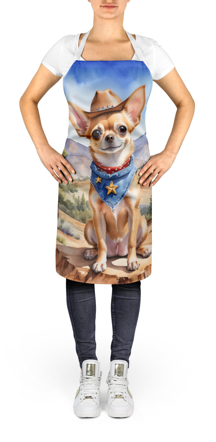 Chihuahua Cowboy Welcome Apron