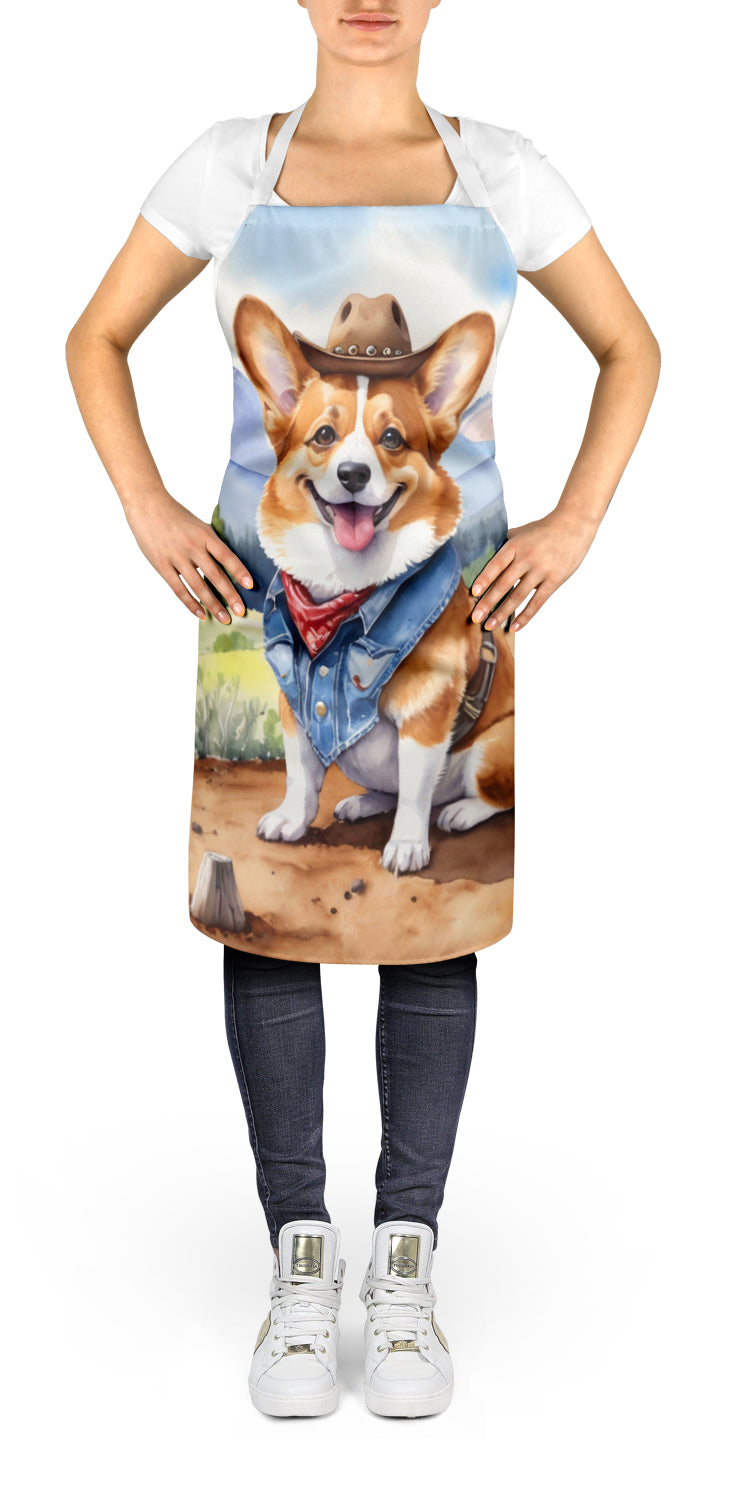 Buy this Corgi Cowboy Welcome Apron