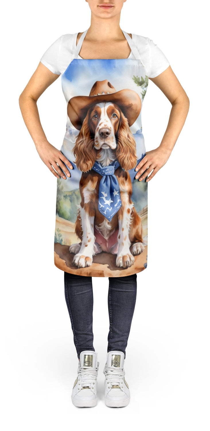 Buy this English Cocker Spaniel Cowboy Welcome Apron