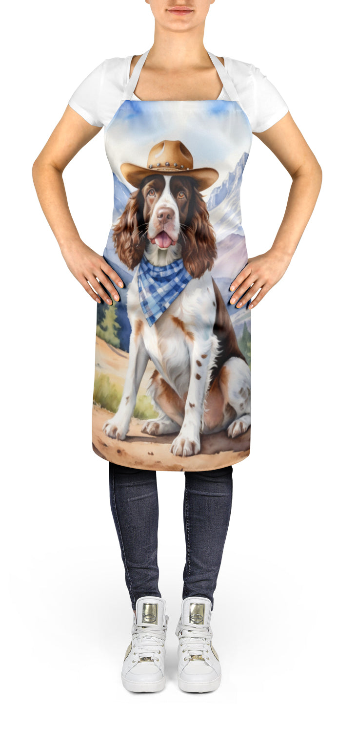 Buy this English Springer Spaniel Cowboy Welcome Apron