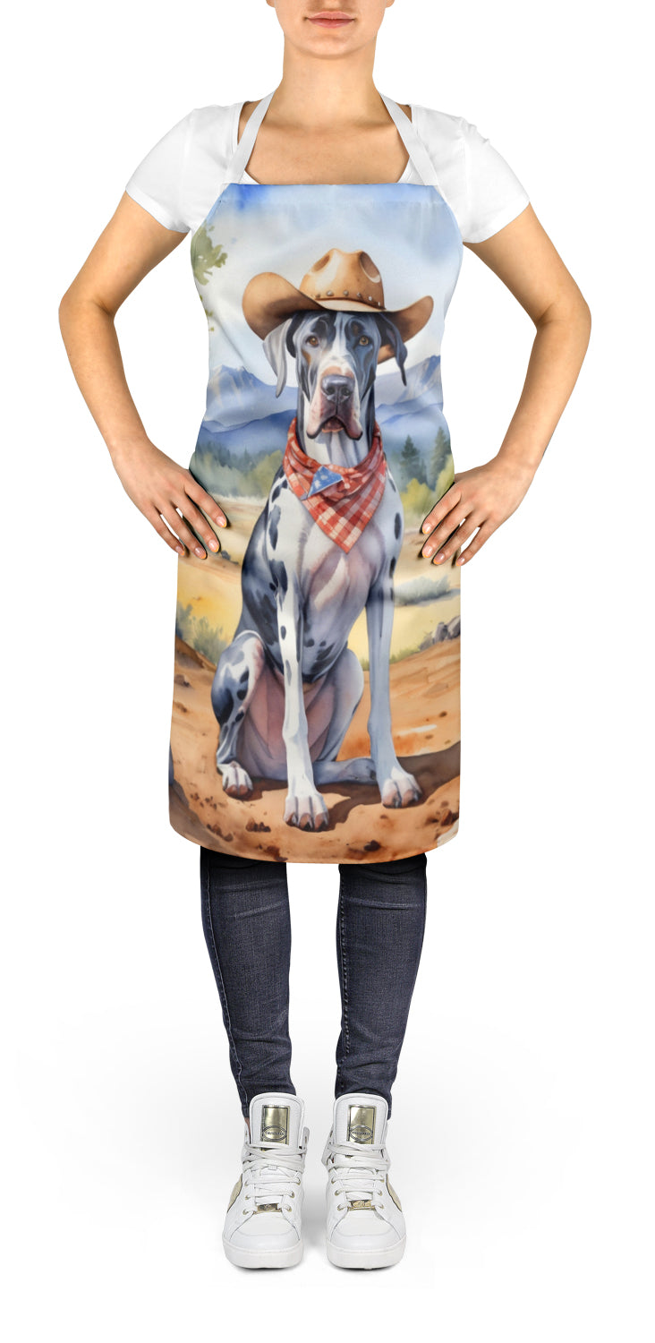 Great Dane Cowboy Welcome Apron