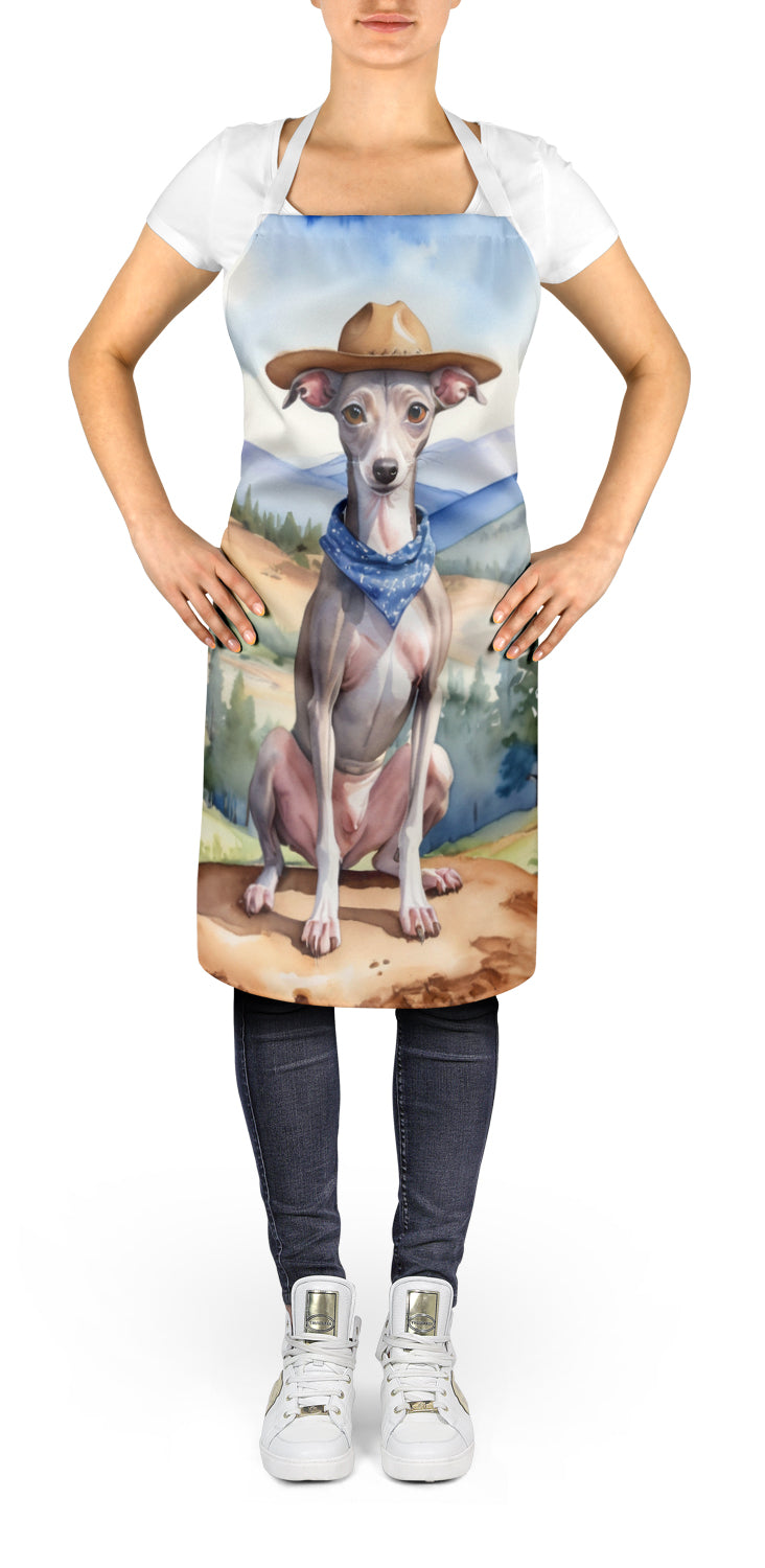 Buy this Italian Greyhound Cowboy Welcome Apron