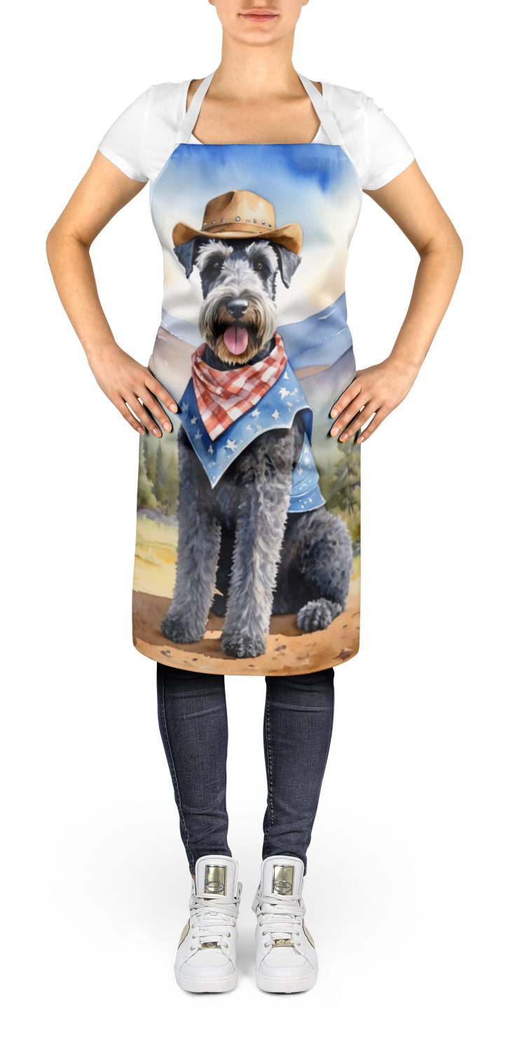 Buy this Kerry Blue Terrier Cowboy Welcome Apron