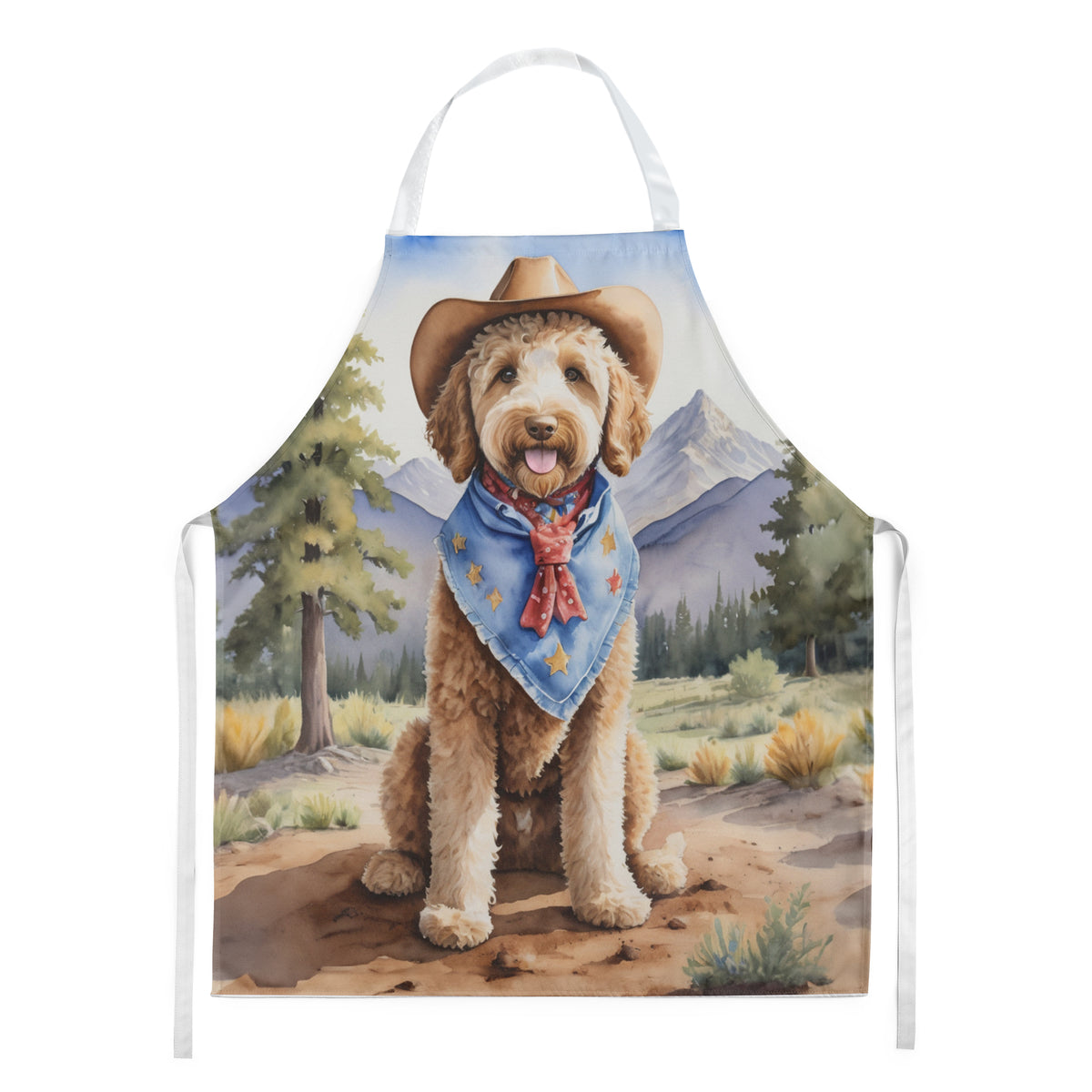 Buy this Labradoodle Cowboy Welcome Apron