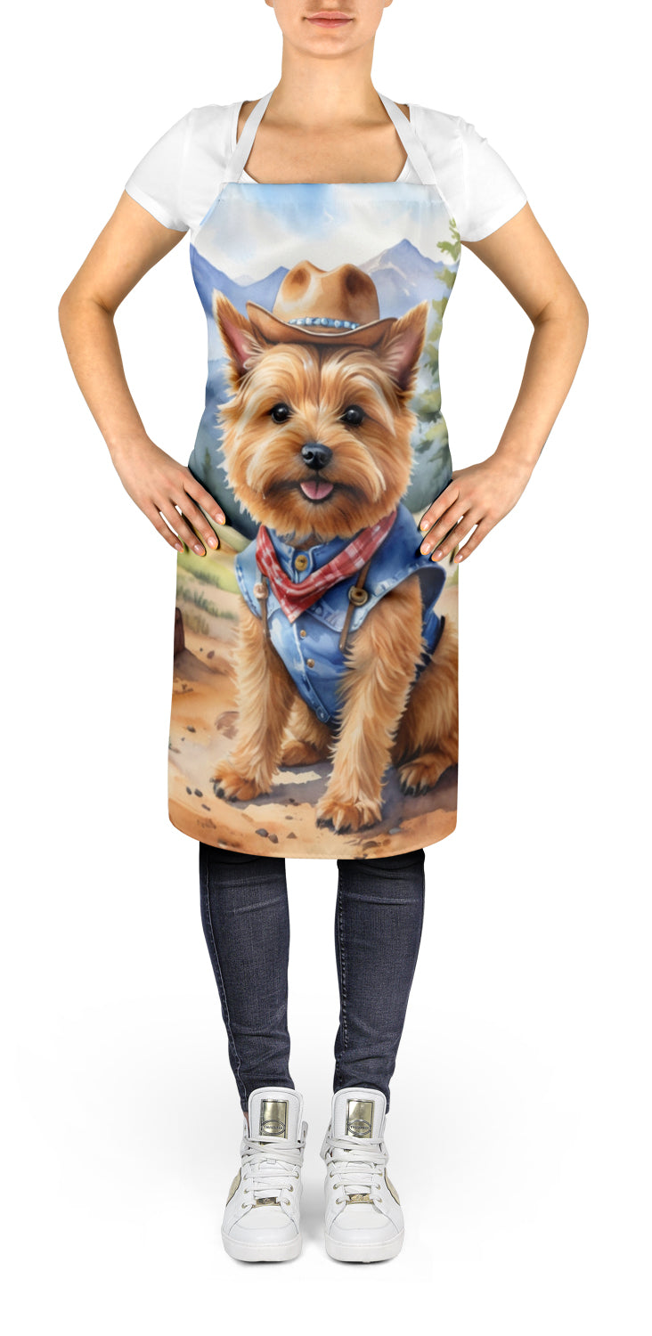 Norwich Terrier Cowboy Welcome Apron