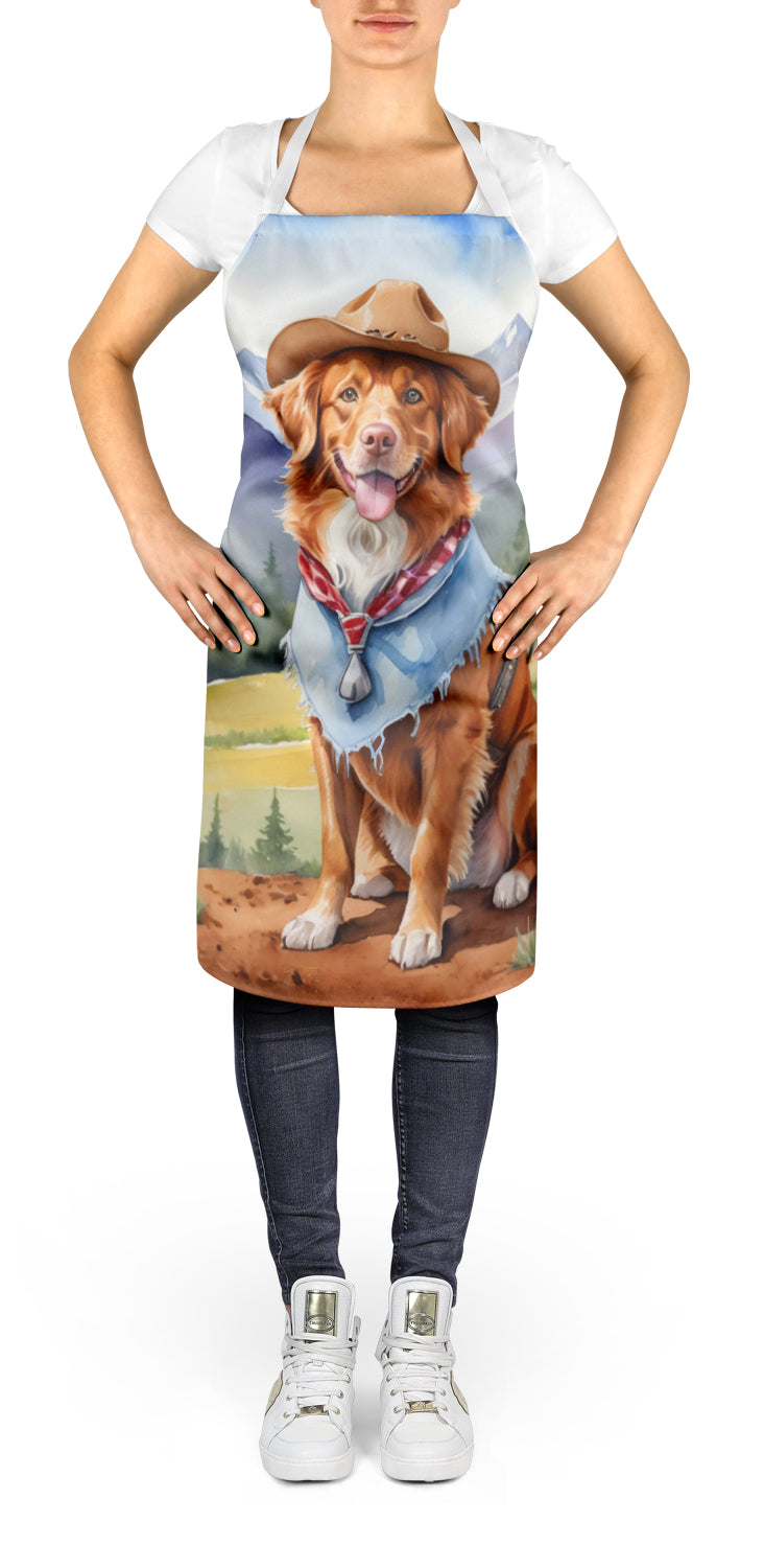 Buy this Nova Scotia Duck Tolling Retriever Cowboy Welcome Apron