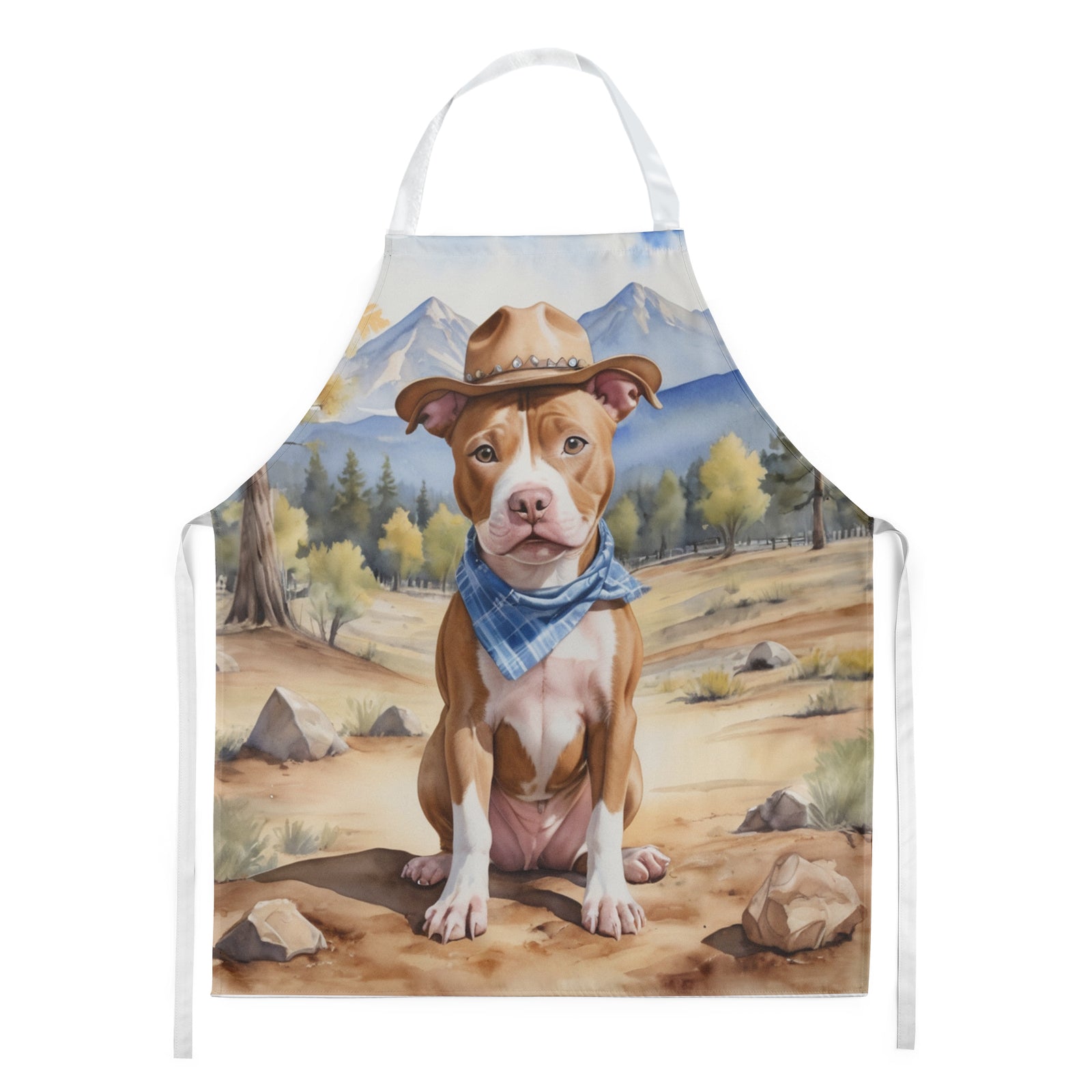 Buy this Pit Bull Terrier Cowboy Welcome Apron