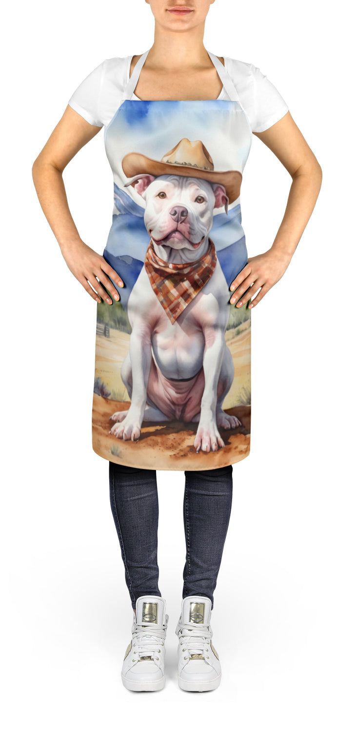 Buy this Pit Bull Terrier Cowboy Welcome Apron