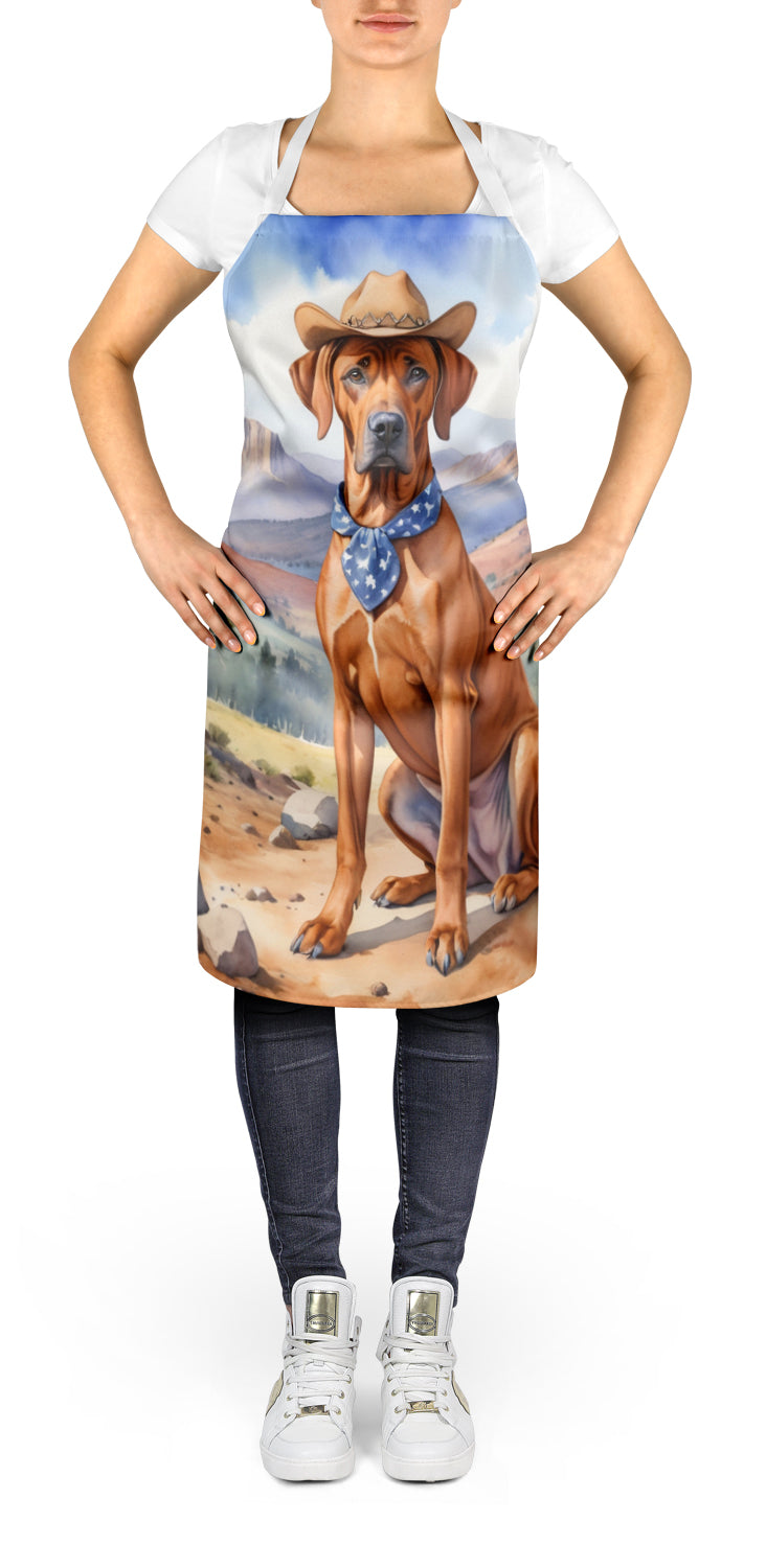 Buy this Rhodesian Ridgeback Cowboy Welcome Apron