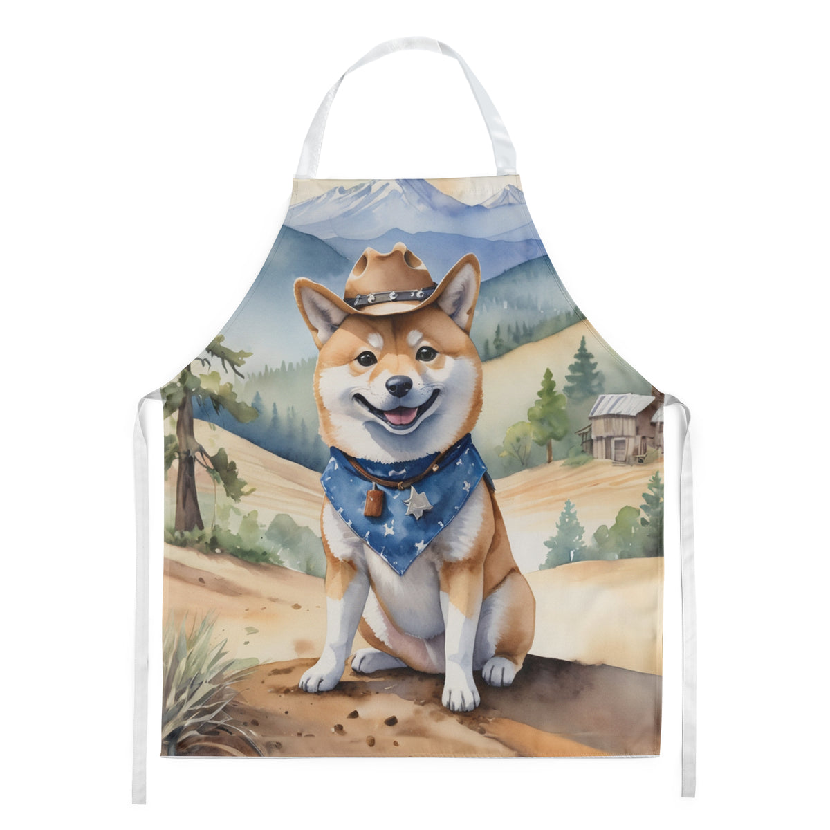 Buy this Shiba Inu Cowboy Welcome Apron