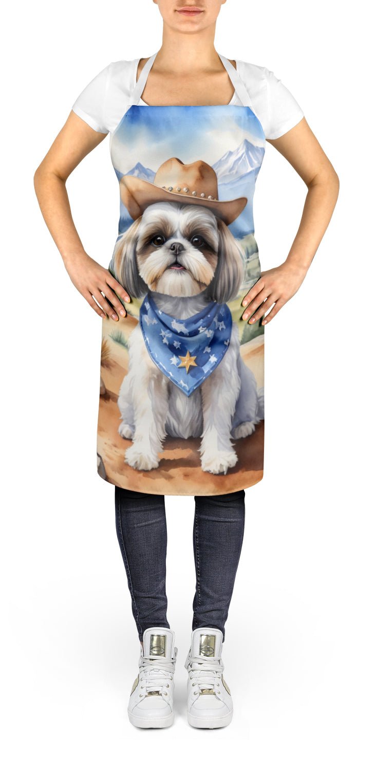 Buy this Shih Tzu Cowboy Welcome Apron