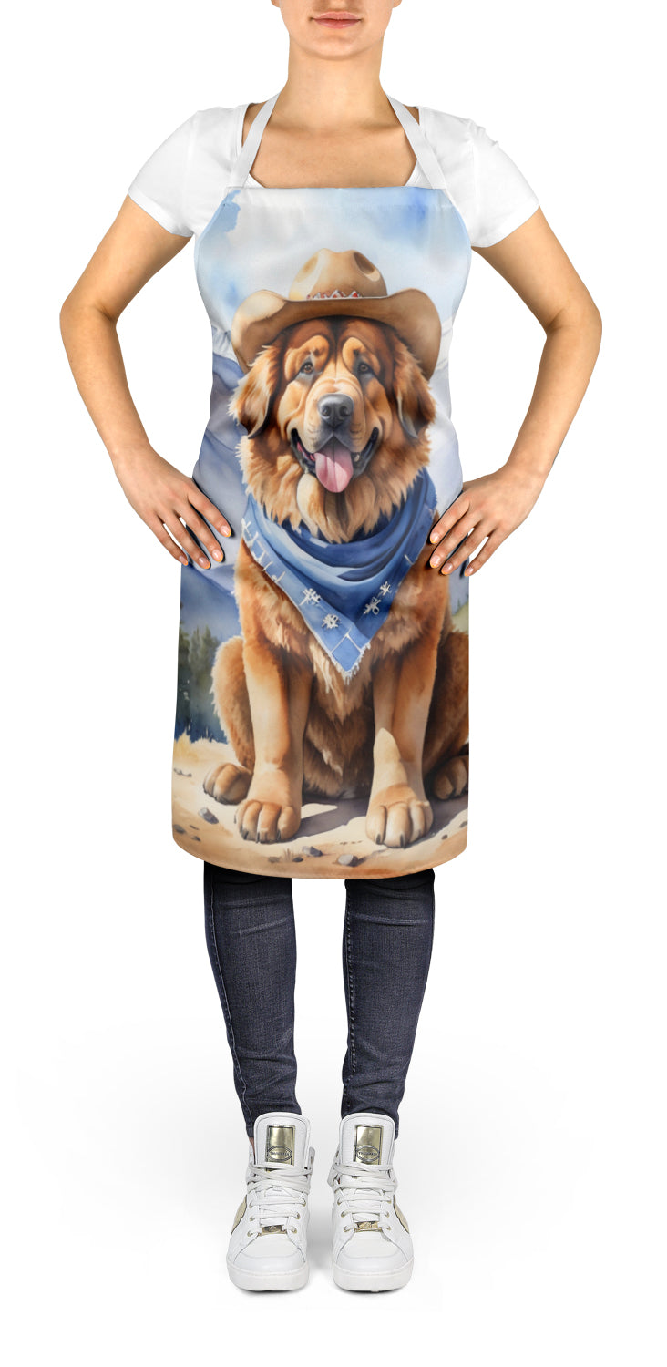 Buy this Tibetan Mastiff Cowboy Welcome Apron