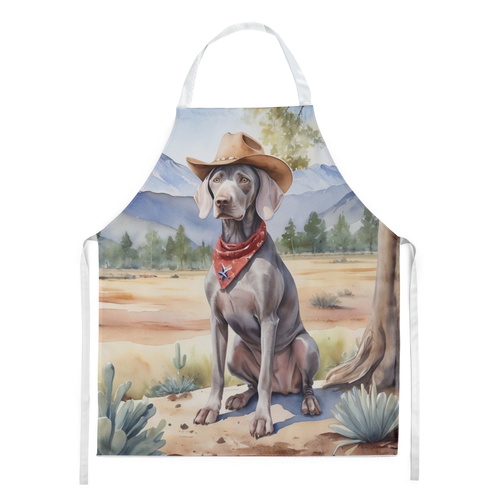 Buy this Weimaraner Cowboy Welcome Apron