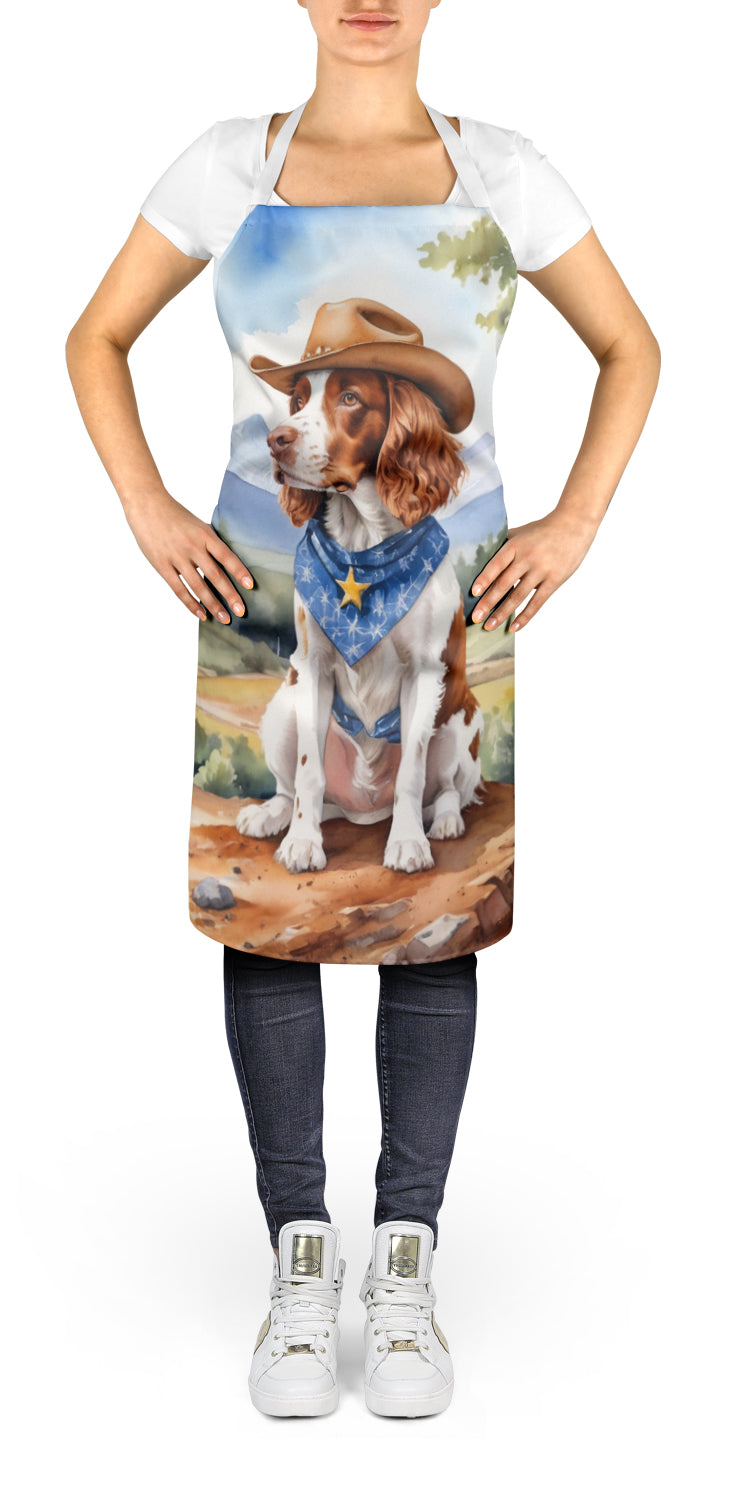 Buy this Welsh Springer Spaniel Cowboy Welcome Apron