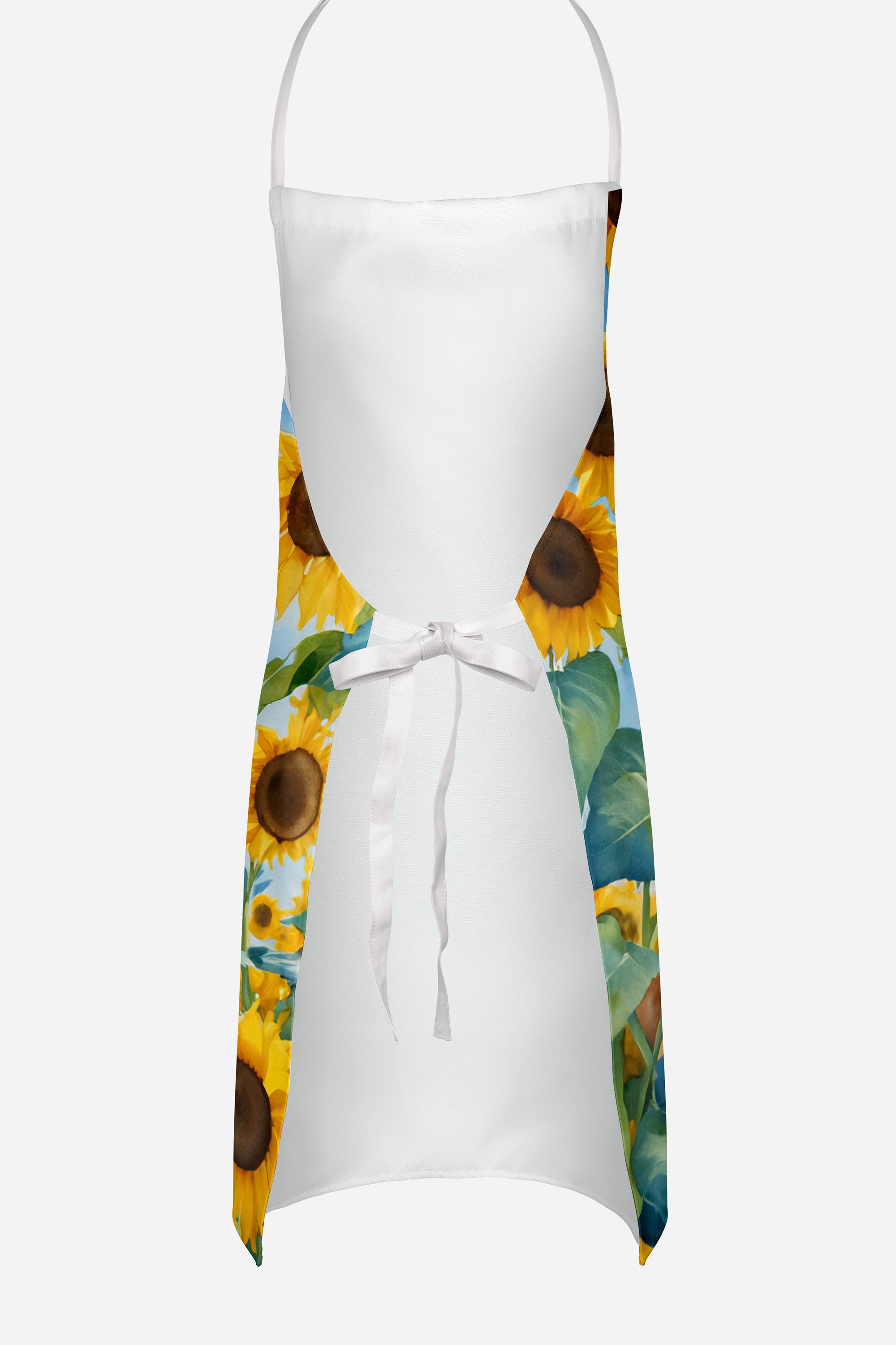 Akita in Sunflowers Apron