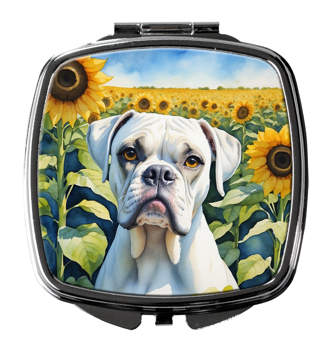 Buy this Boxer in Sunflowers Compact Mirror