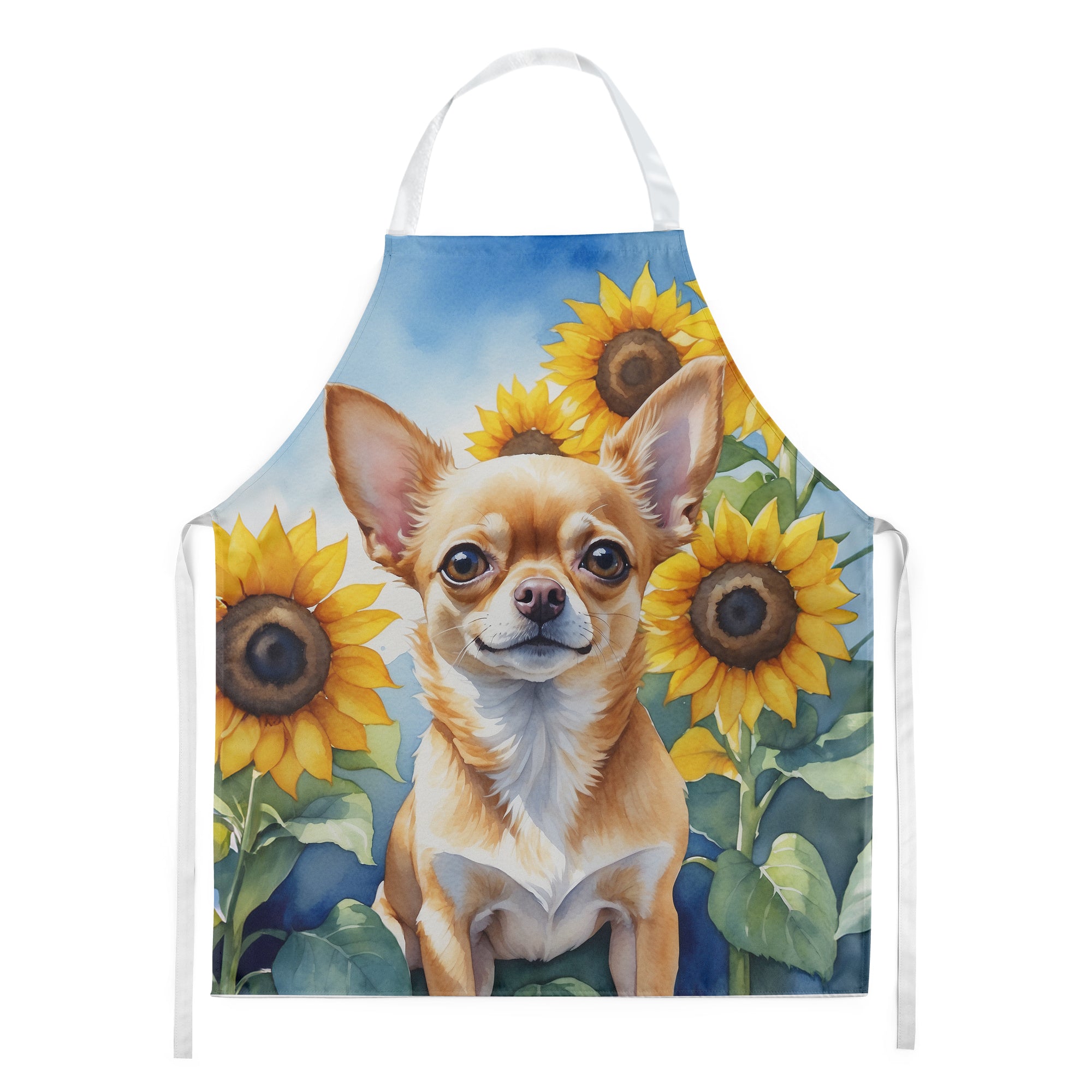 Buy this Chihuahua in Sunflowers Apron