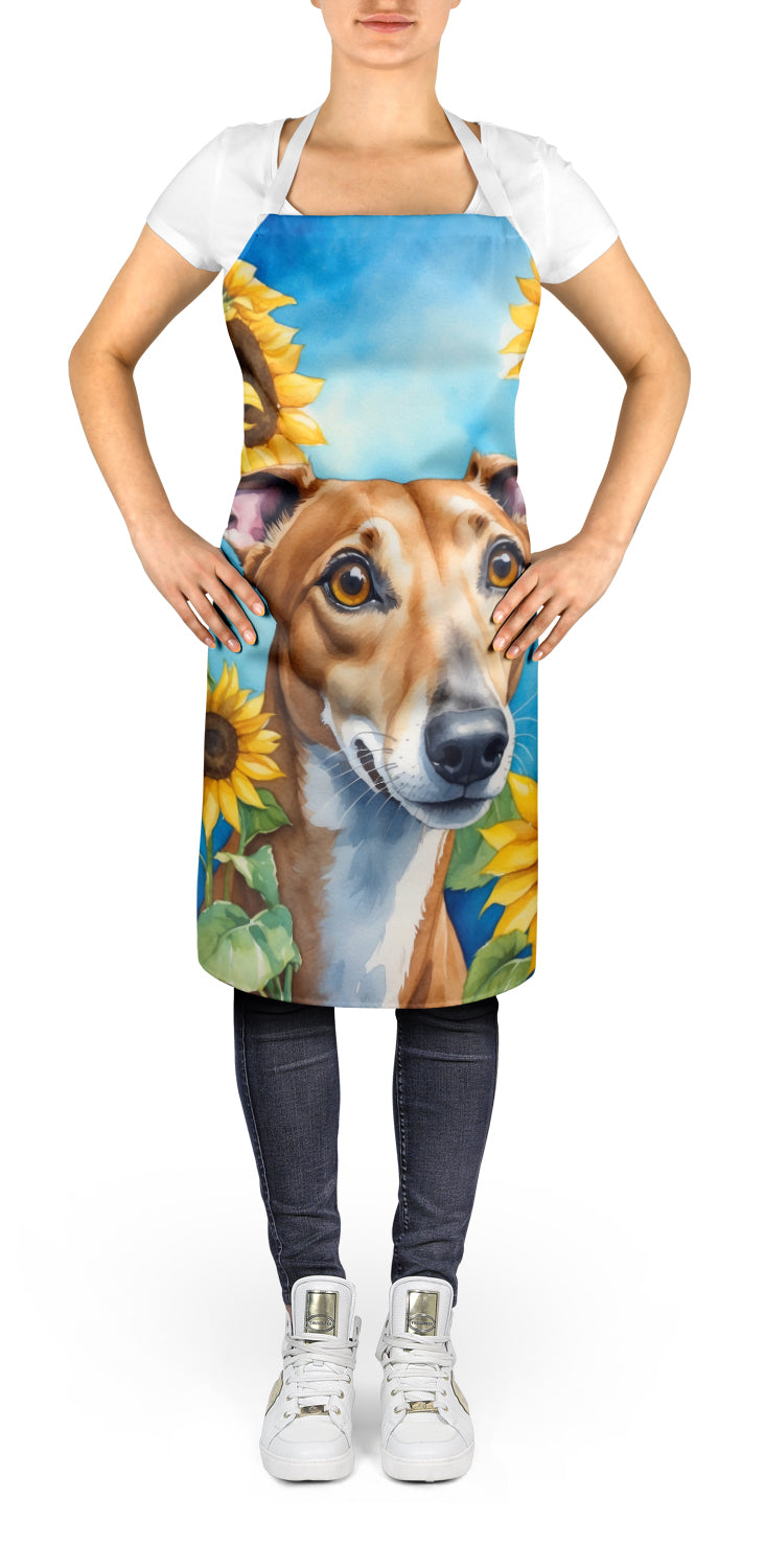 Buy this Greyhound in Sunflowers Apron