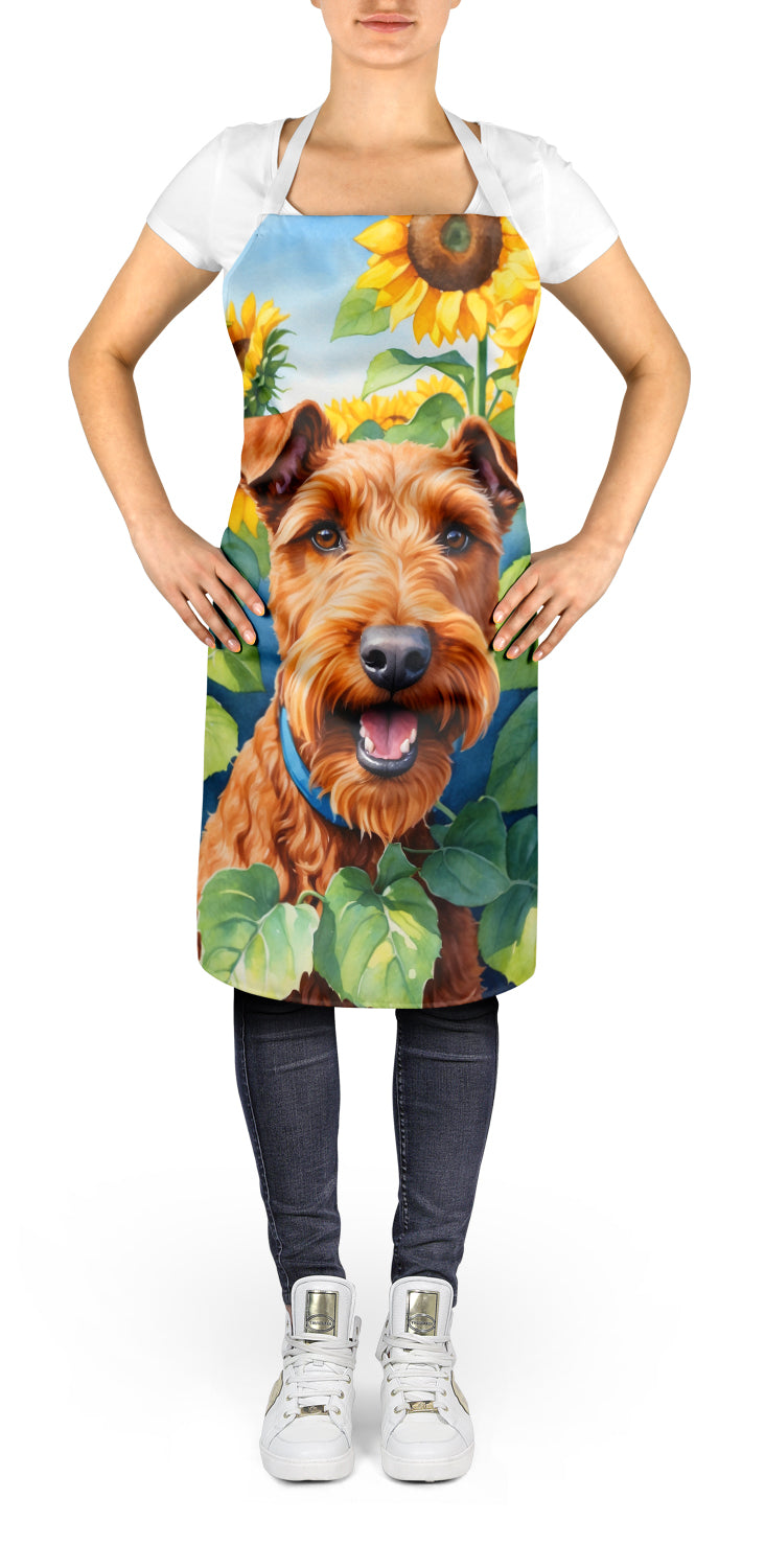 Buy this Irish Terrier in Sunflowers Apron