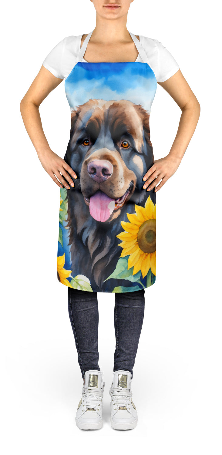 Buy this Newfoundland in Sunflowers Apron