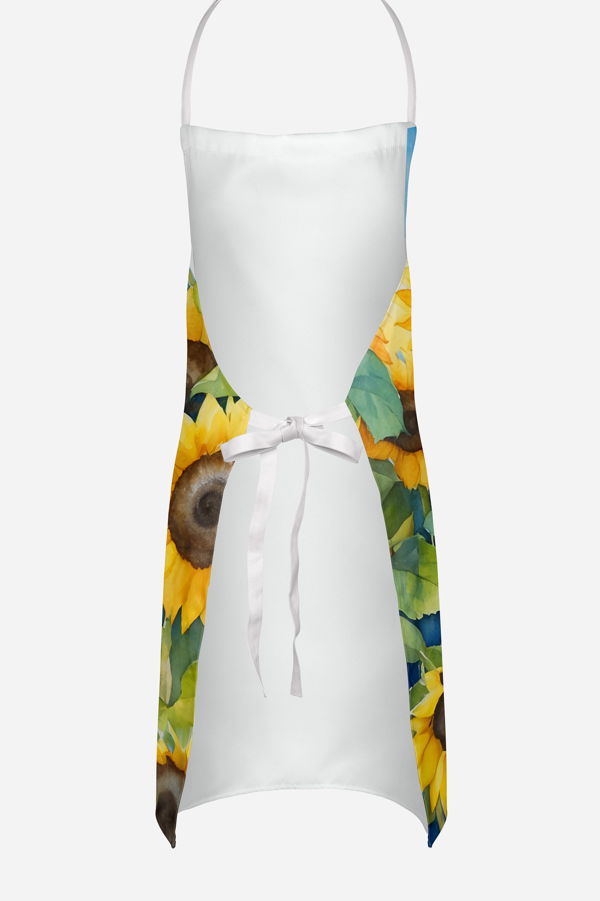 Shiba Inu in Sunflowers Apron