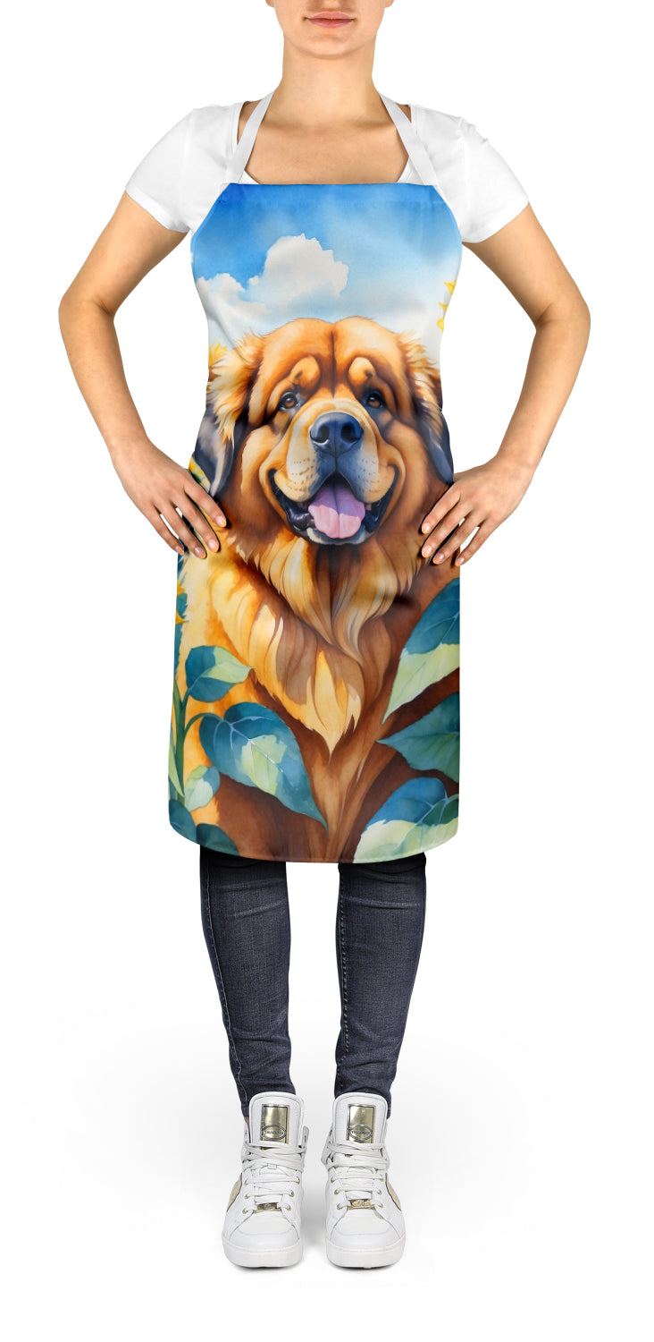 Buy this Tibetan Mastiff in Sunflowers Apron