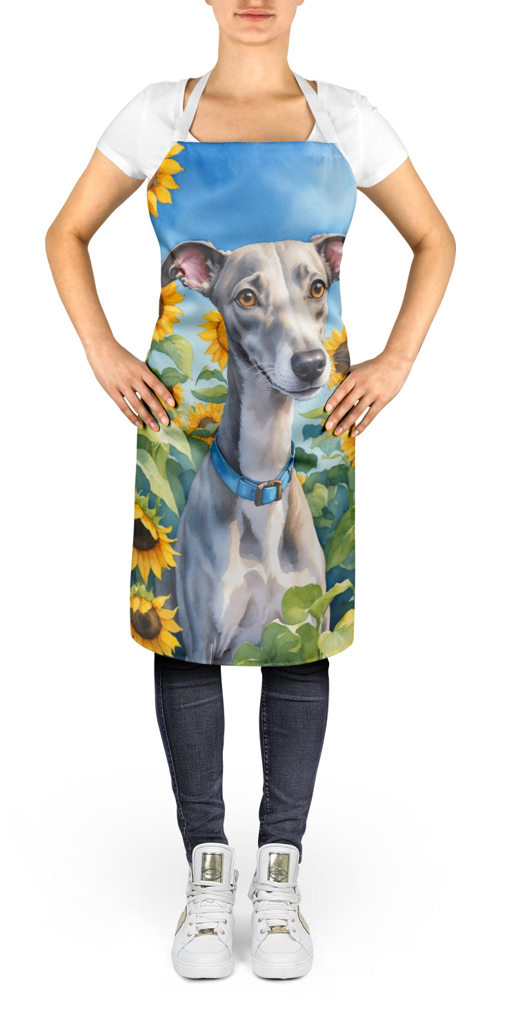 Buy this Whippet in Sunflowers Apron