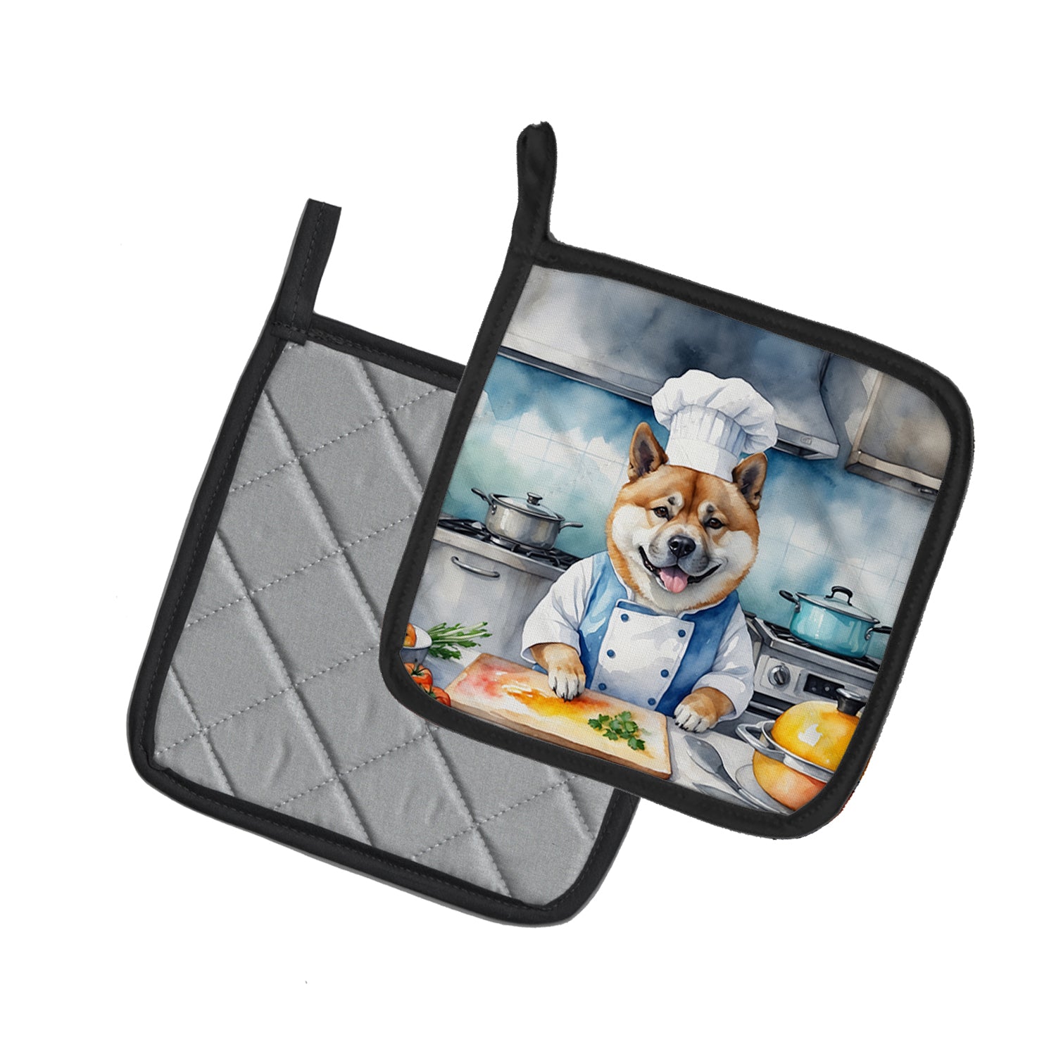 Buy this Akita The Chef Pair of Pot Holders