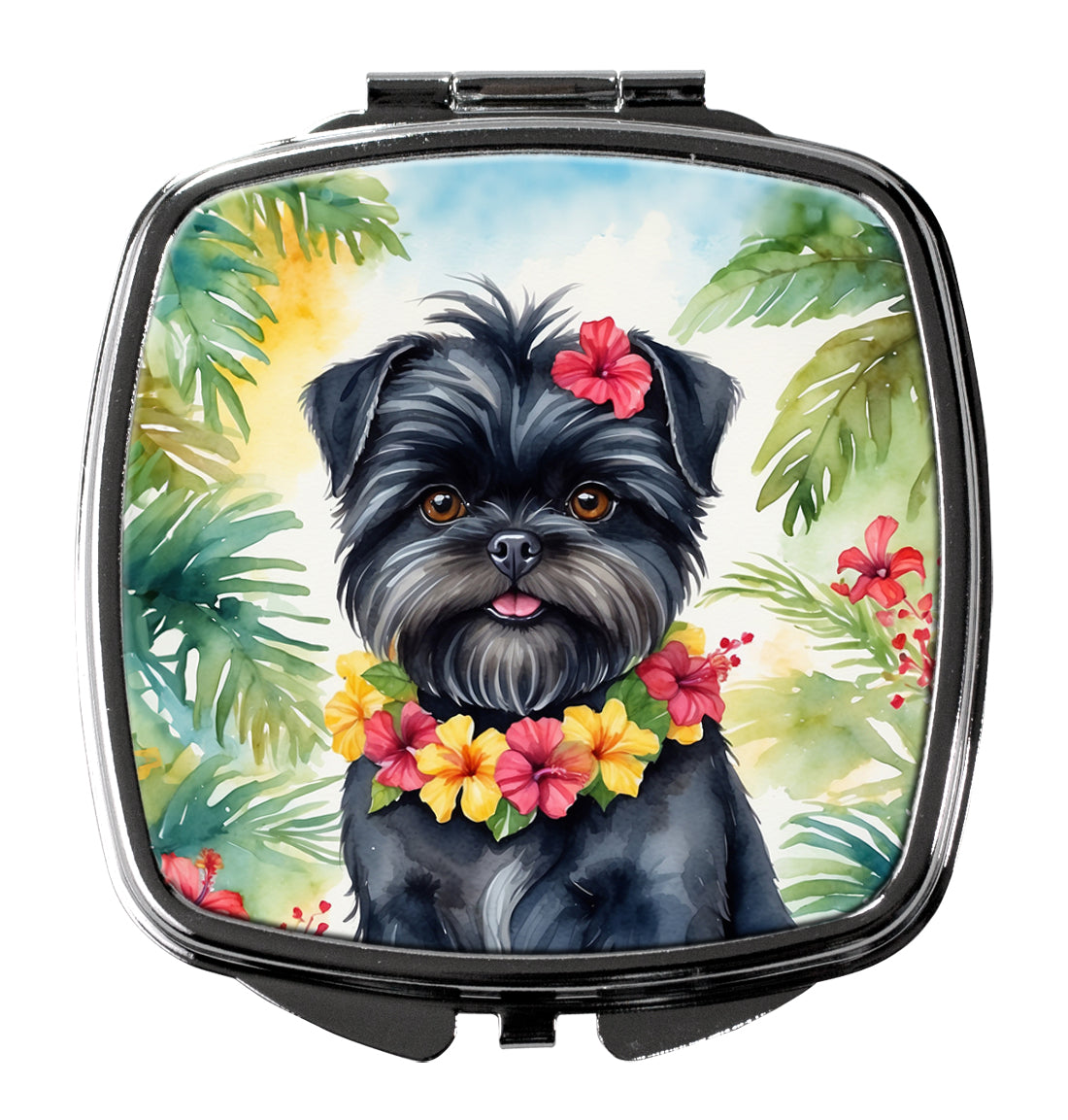 Buy this Affenpinscher Luau Compact Mirror