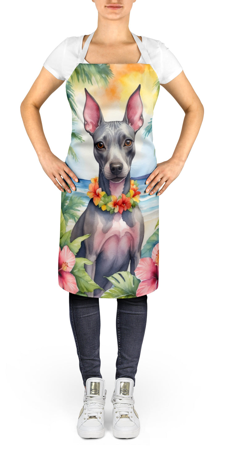 American Hairless Terrier Luau Apron