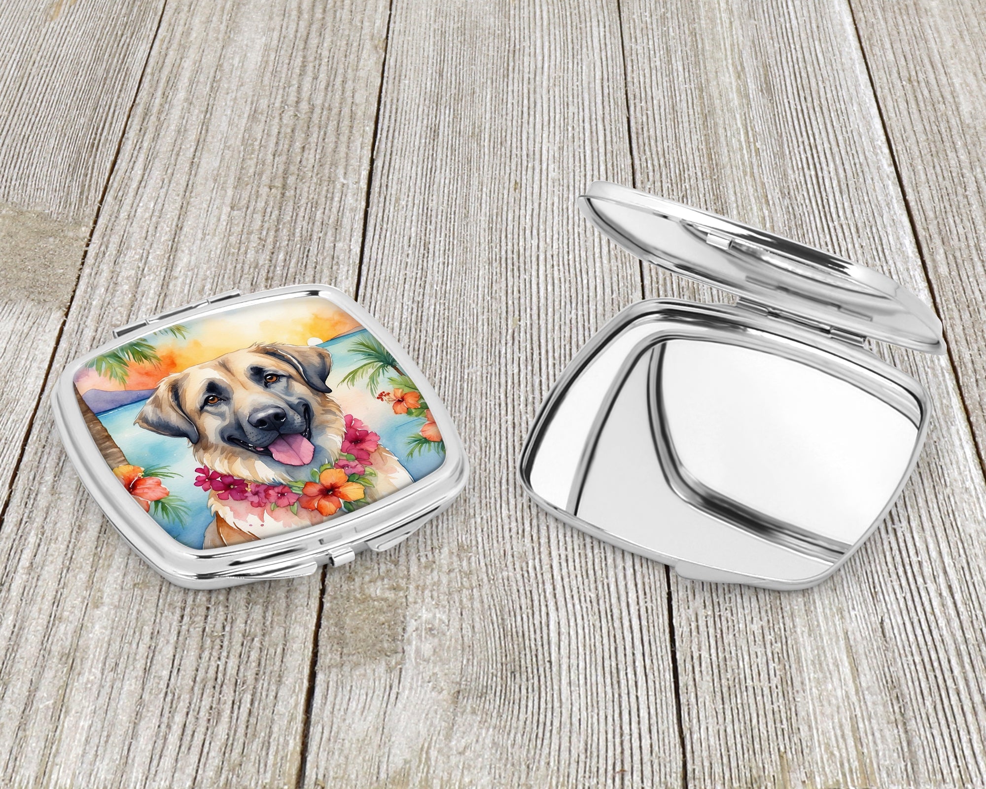 Anatolian Shepherd Luau Compact Mirror