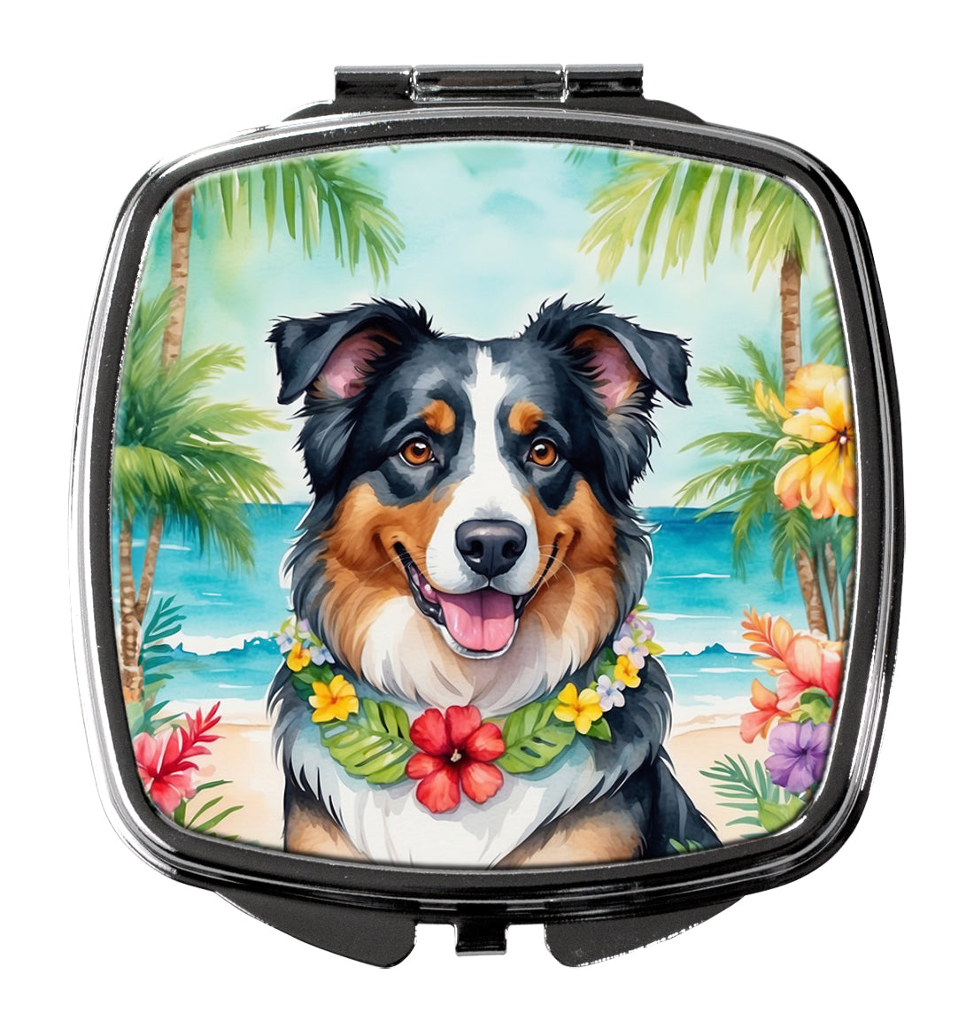 Buy this Australian Shepherd Luau Compact Mirror