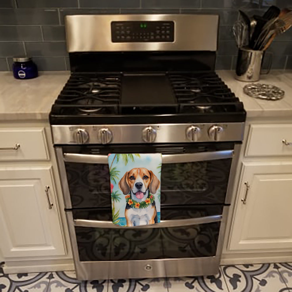 Beagle Luau Kitchen Towel